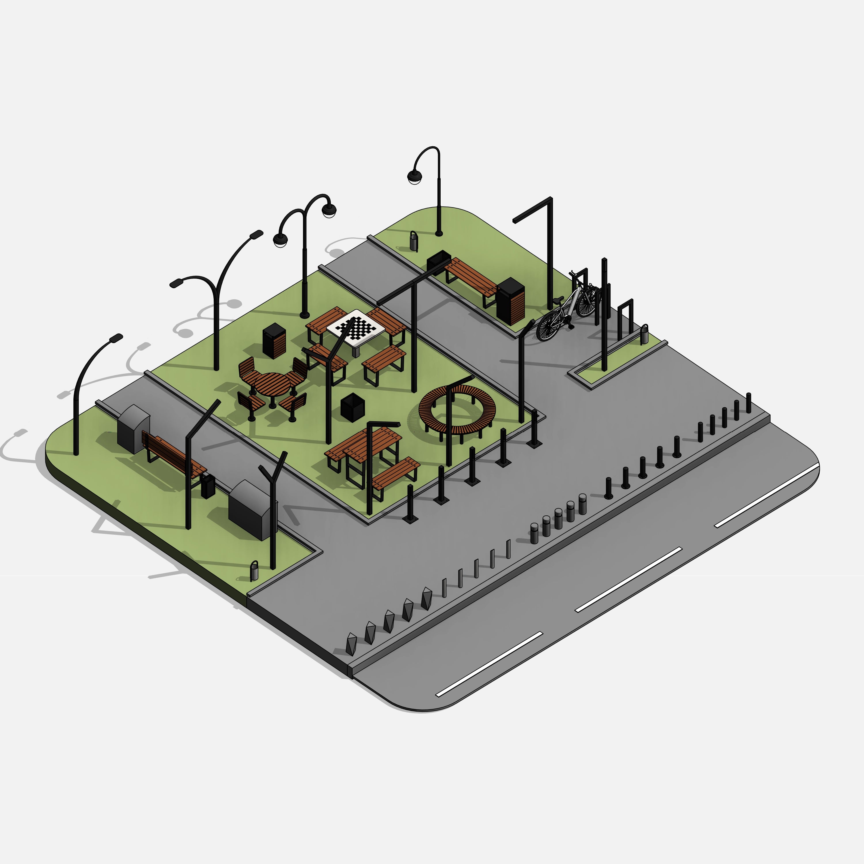 revit outdoor families