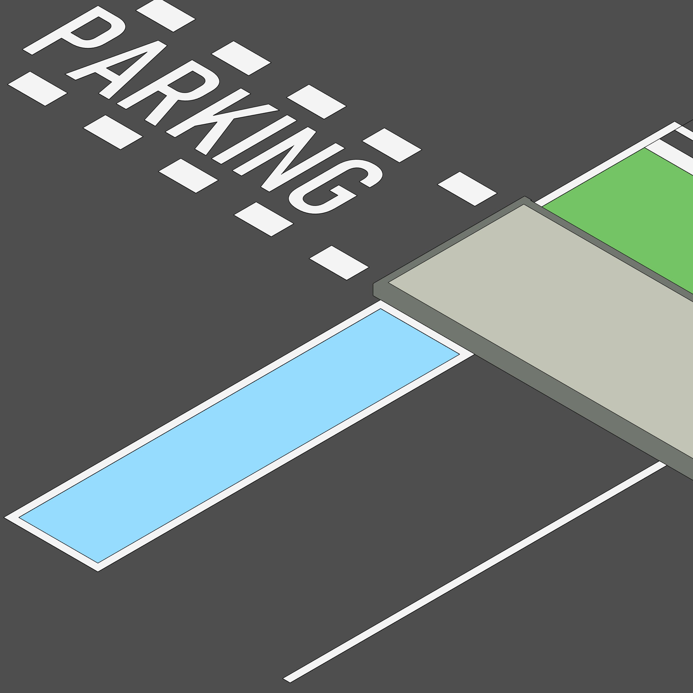 Revit Parking Space (Metric + Imperial) download family