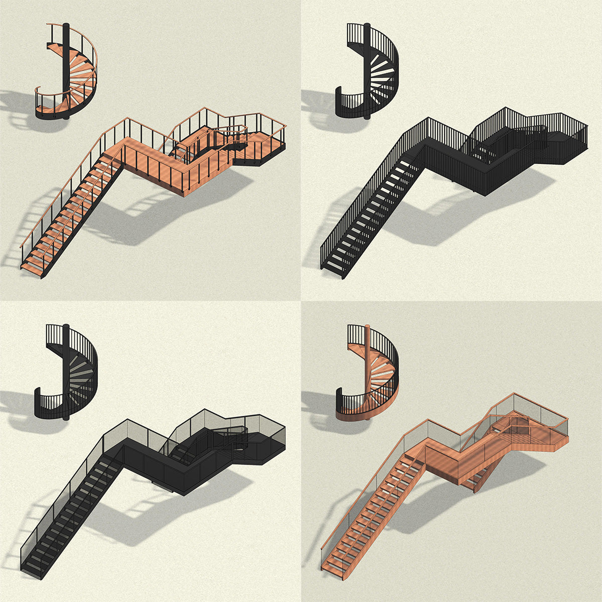 revit custom railings