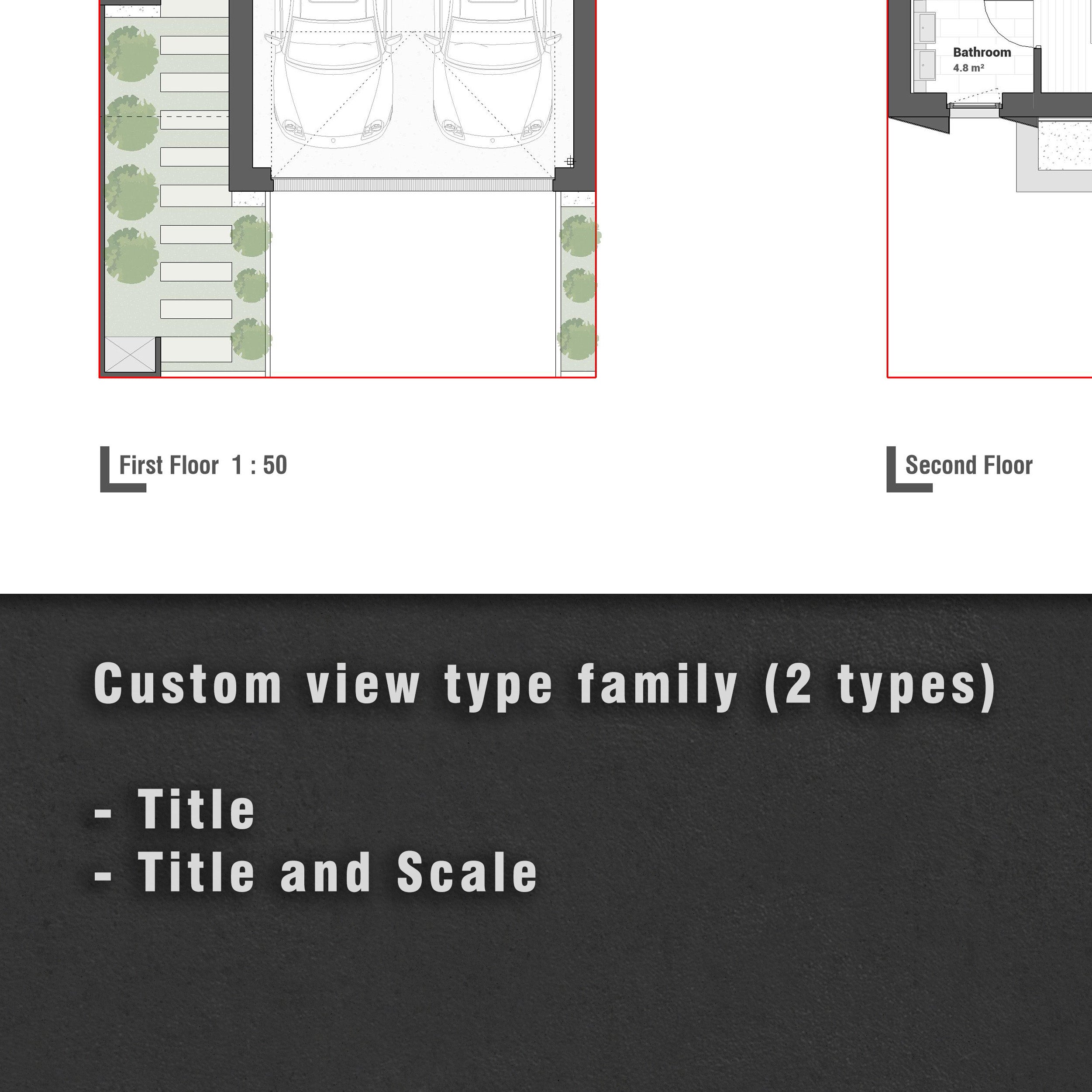 revit view title