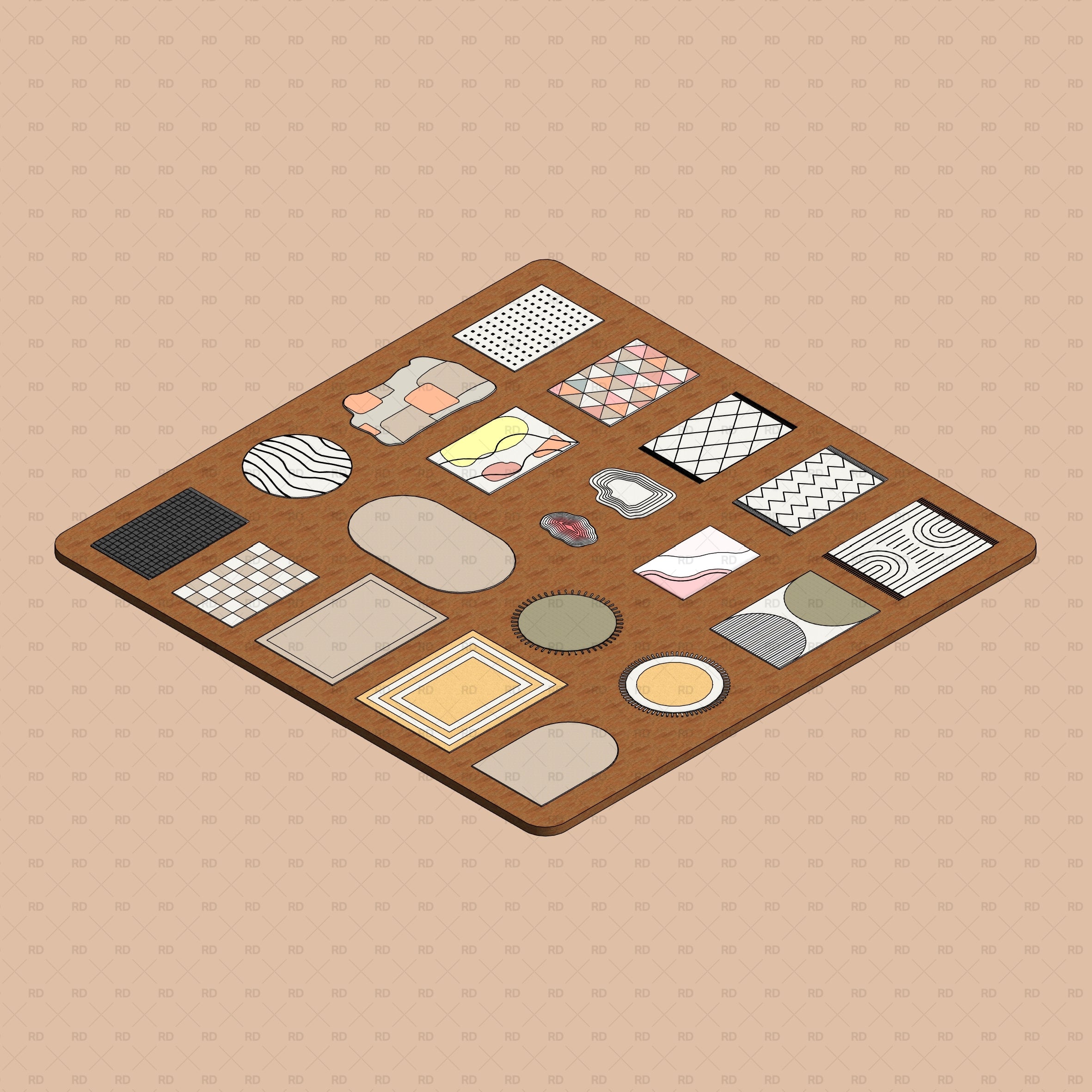 Revit Rugs Families download