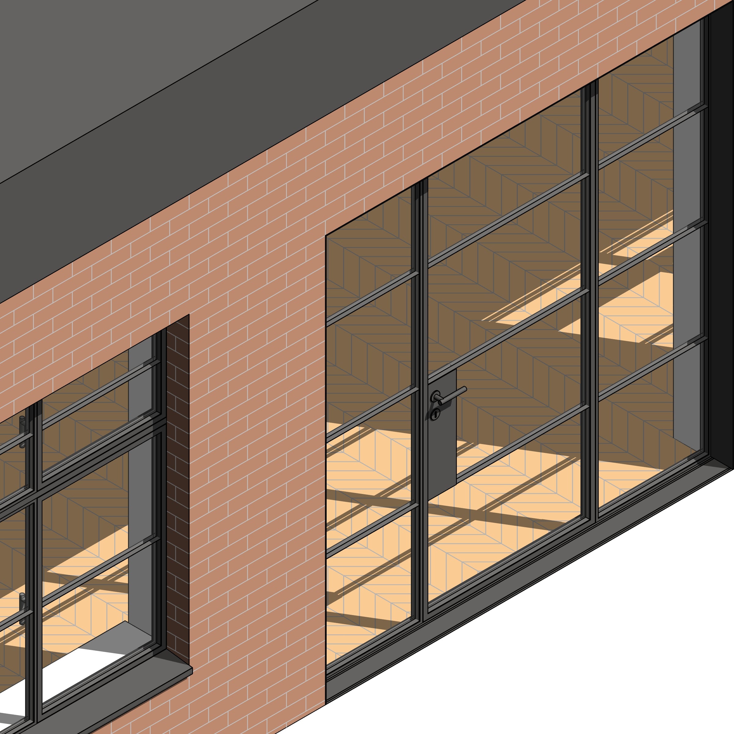 Revit Steel door family download bim object