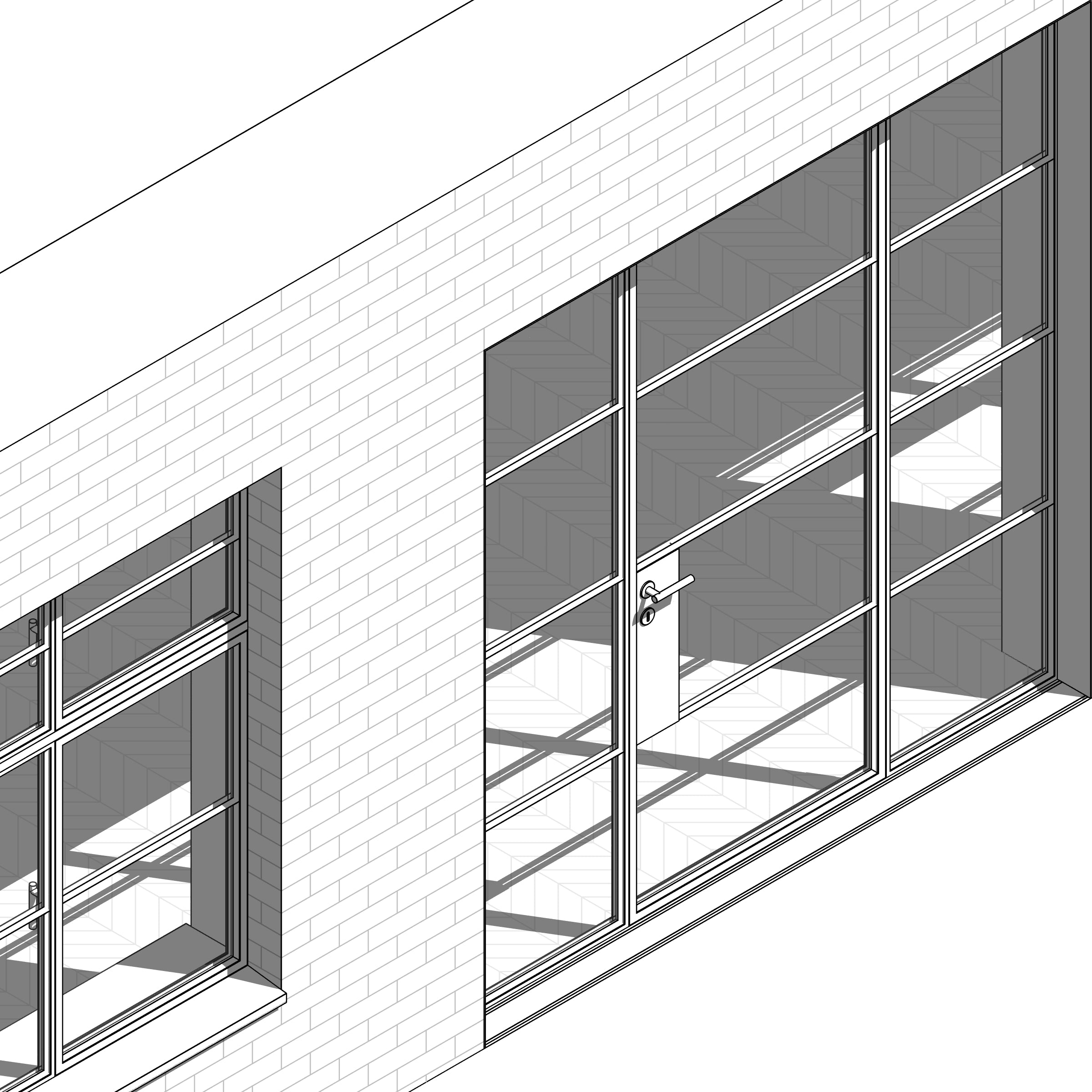 Revit Steel door family download bim object