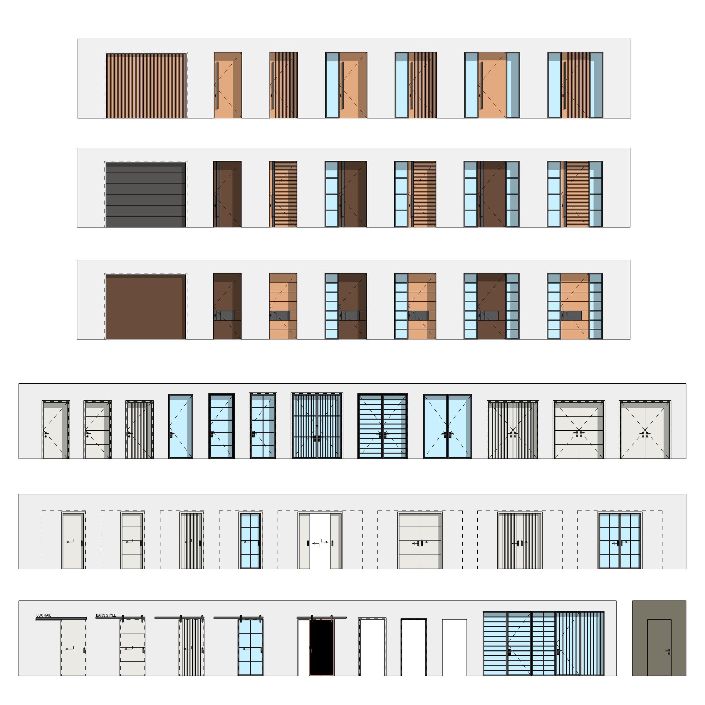 revit parametric doors download families