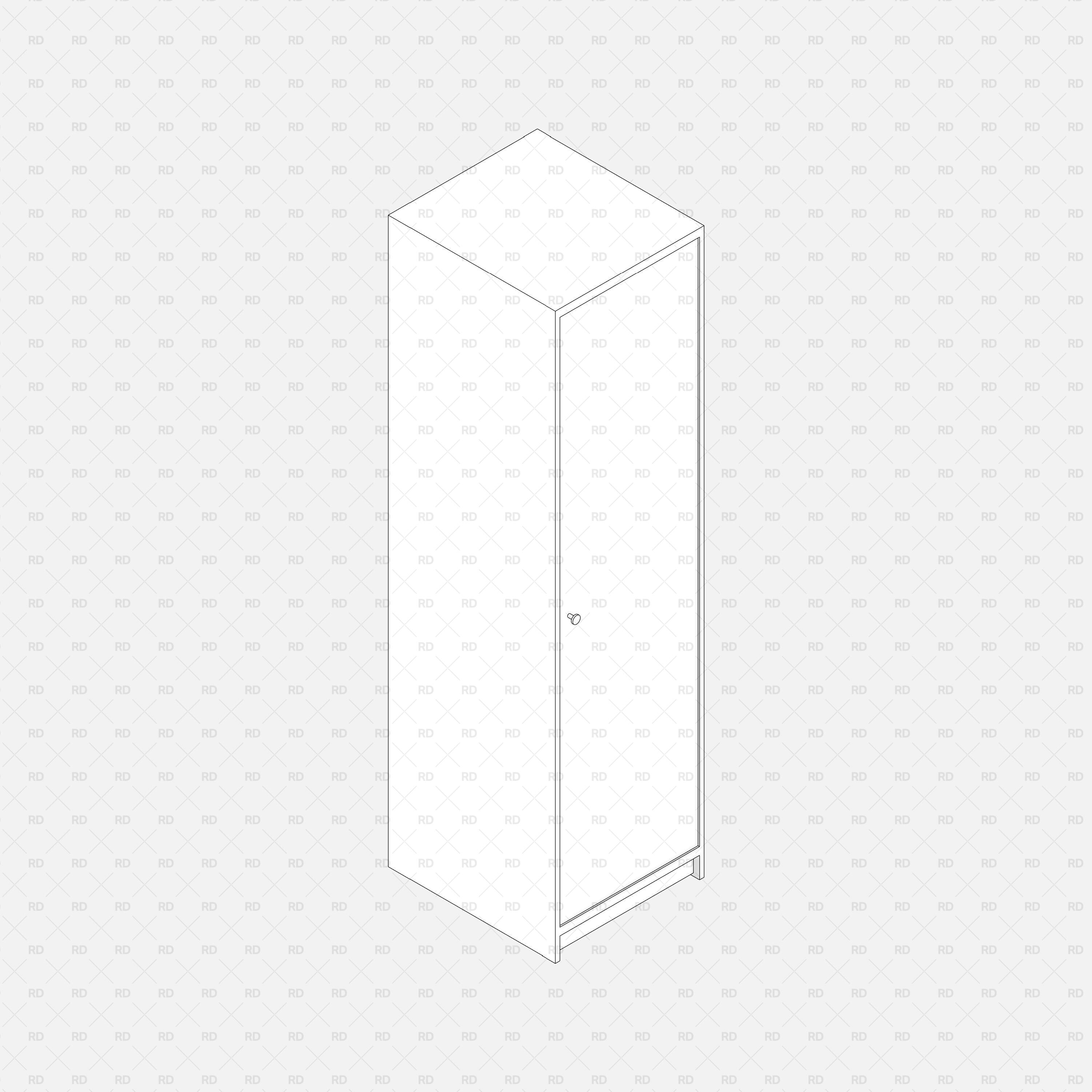 Revit Wardrobe family free download single door