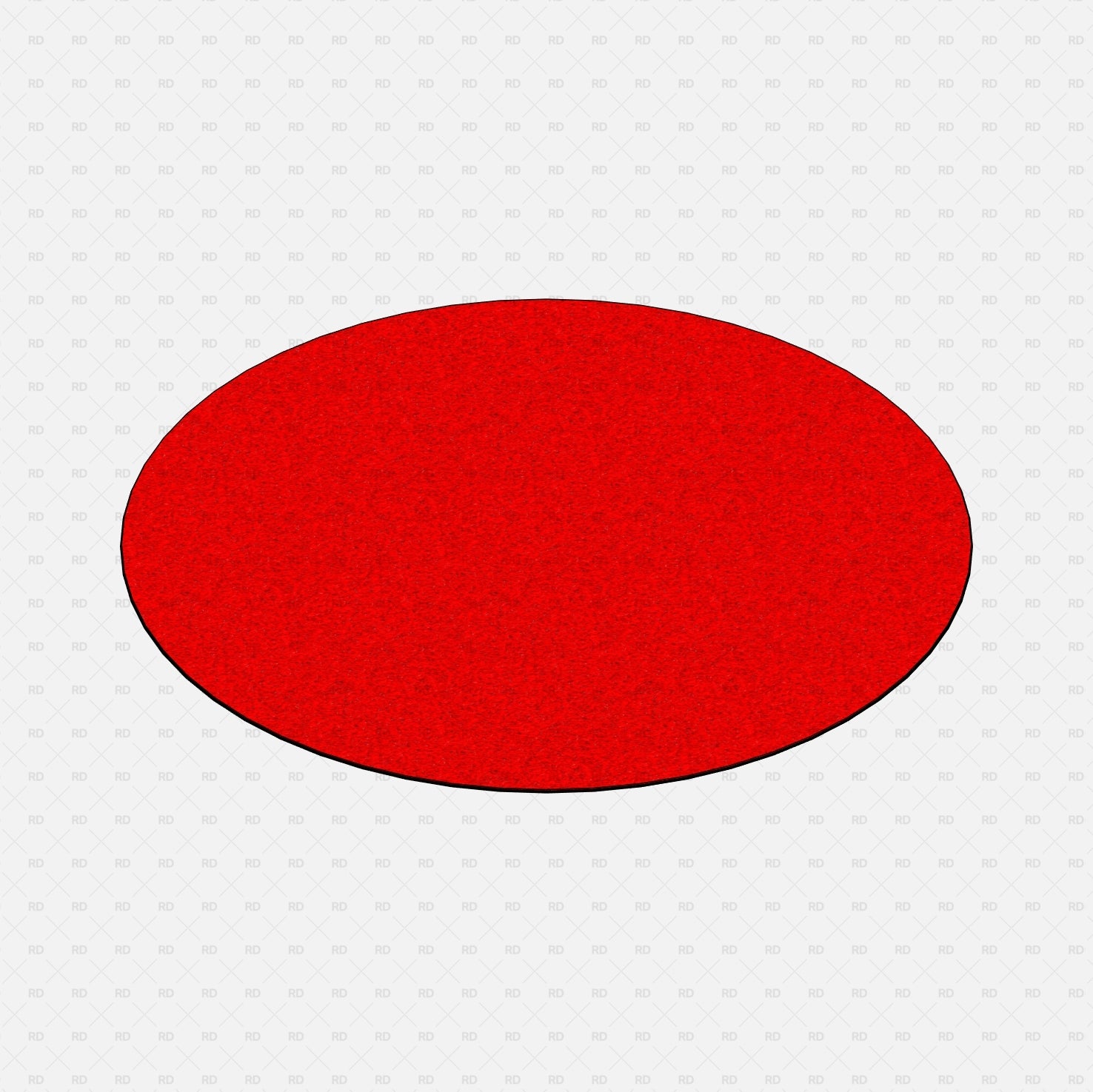 Revit IKEA STOENSE Round Rug download free family