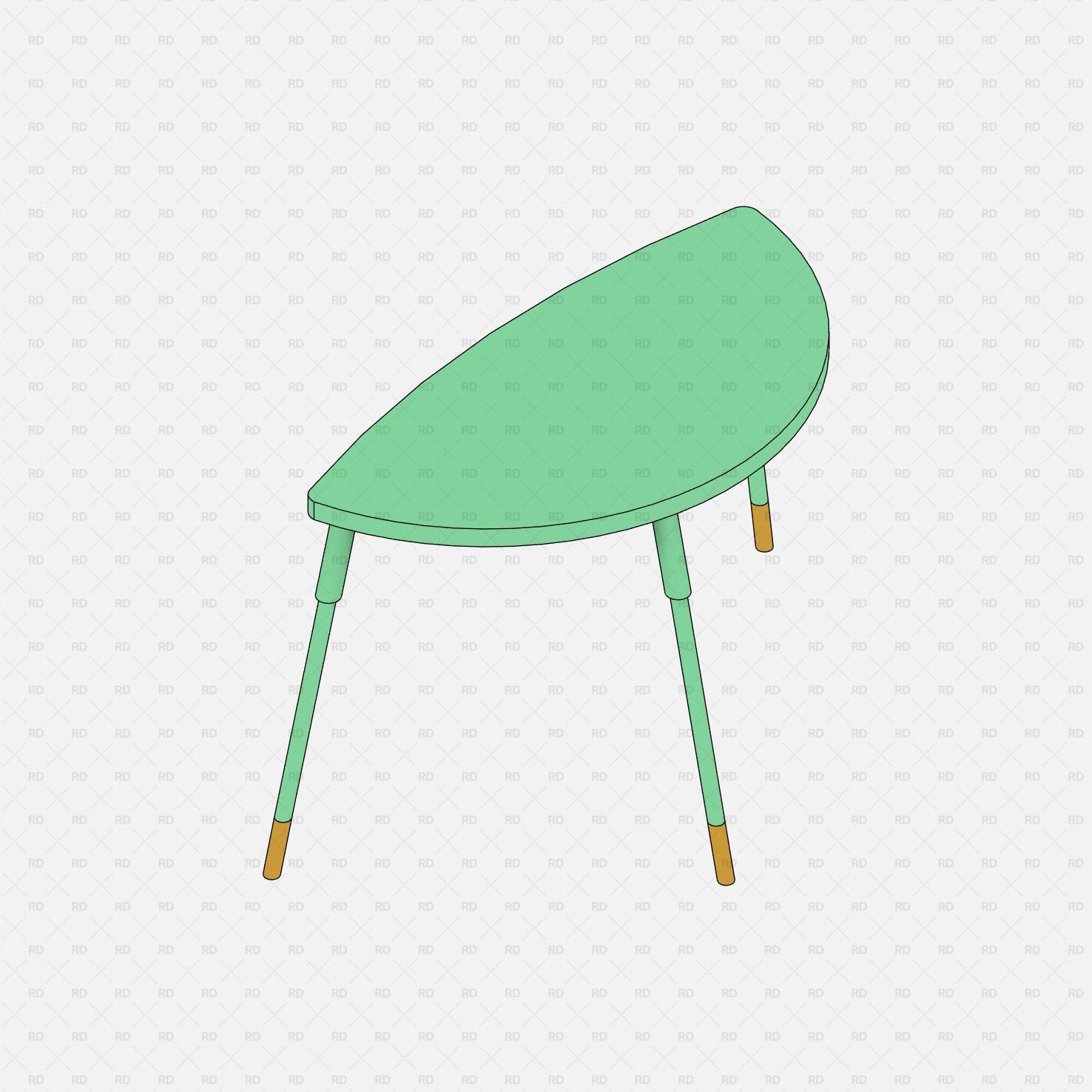 Revit IKEA LÖVBACKEN Side Table download free family bim object 3d model