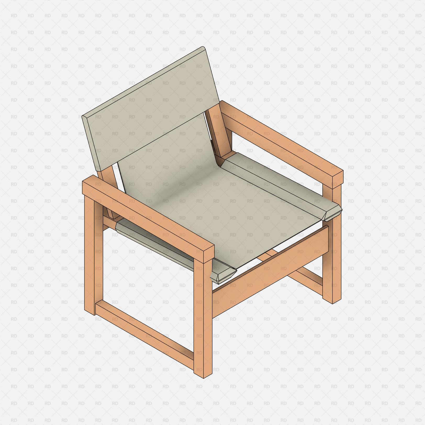 Revit Armchair download free family
