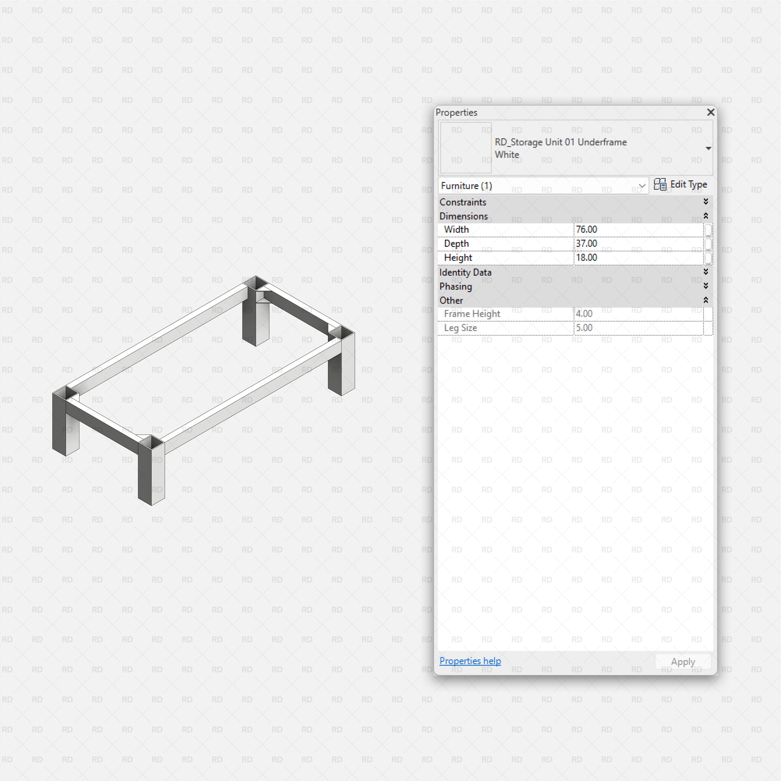 revit download bim object ikea kallax storage system