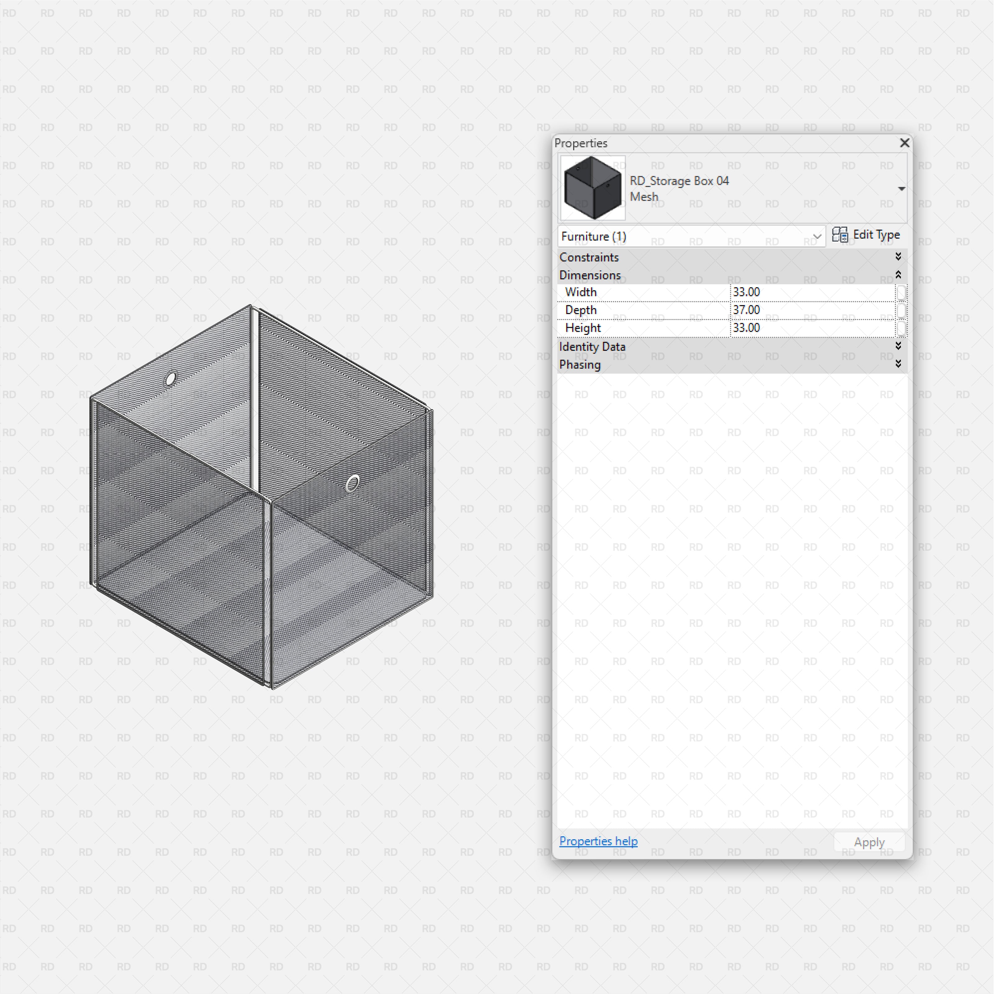 revit download bim object ikea kallax storage system