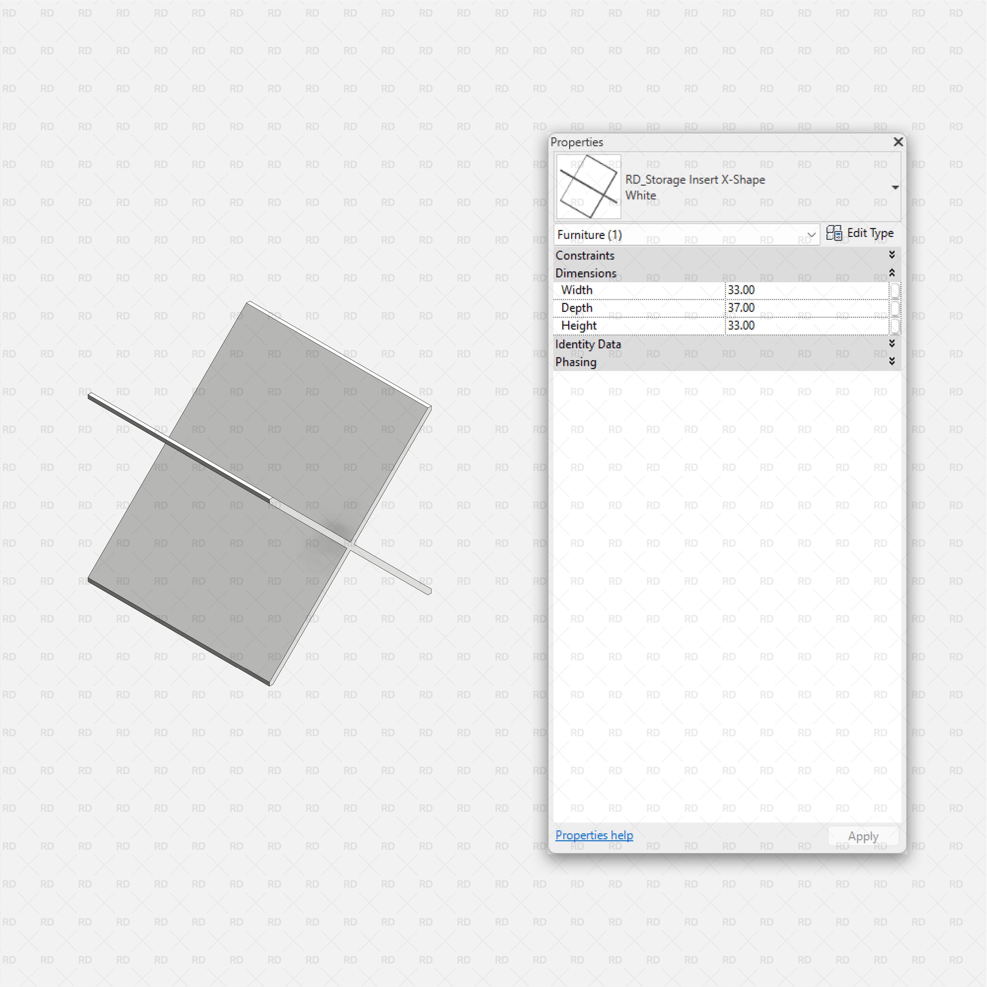 revit download bim object ikea kallax storage system