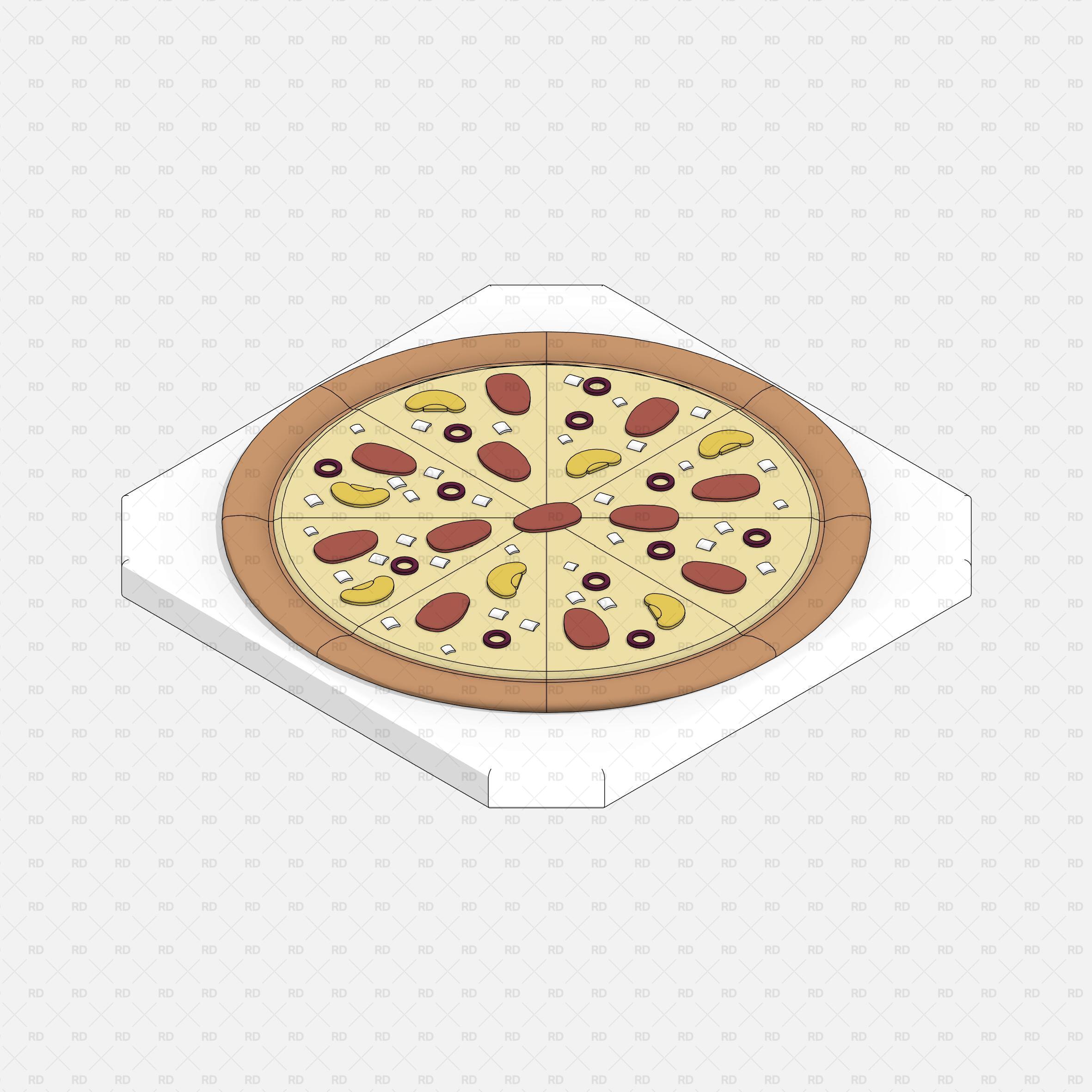 Free Revit Food Pizza Family download