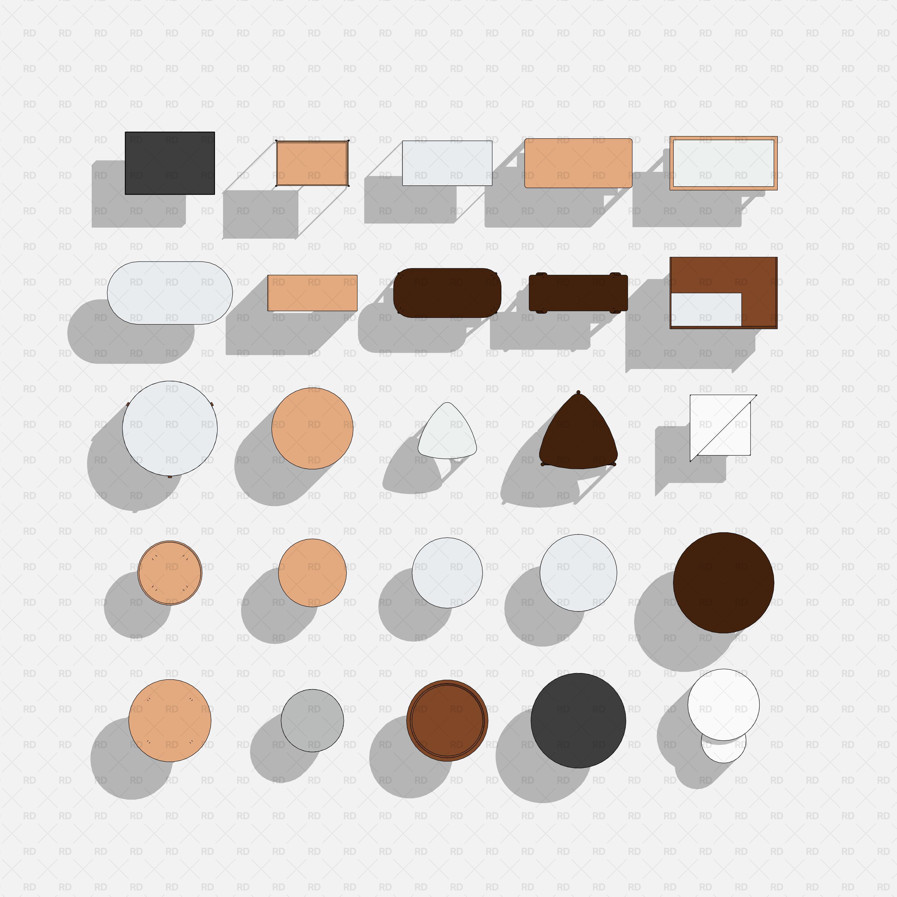 download revit coffee table