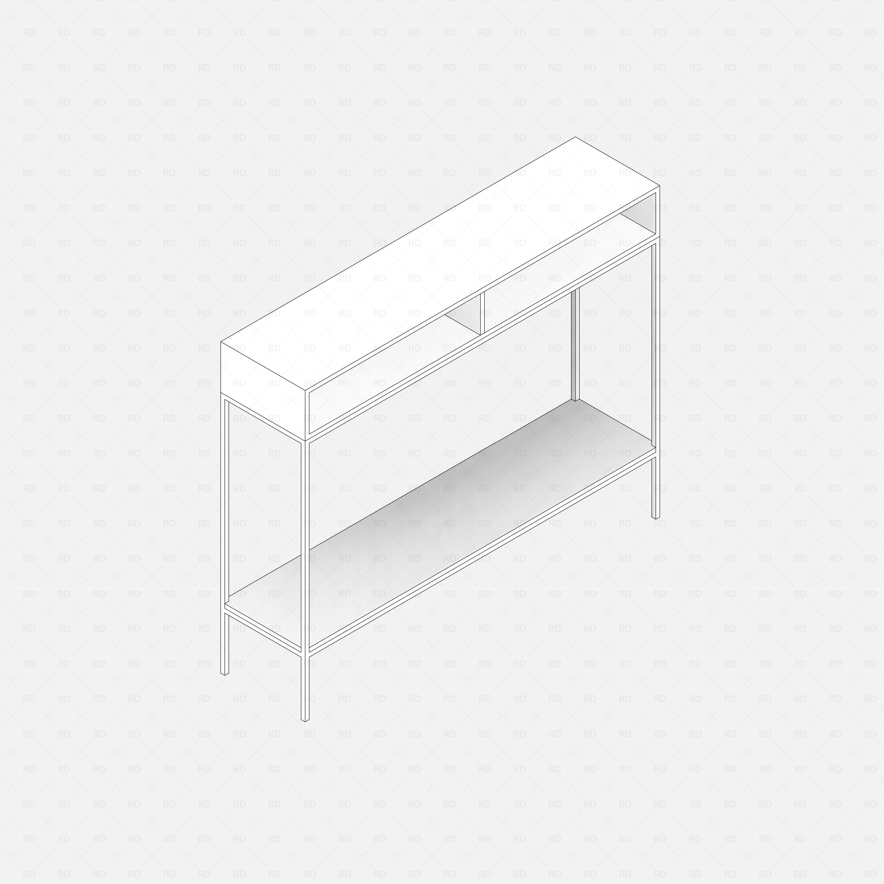 Revit Console Table 03