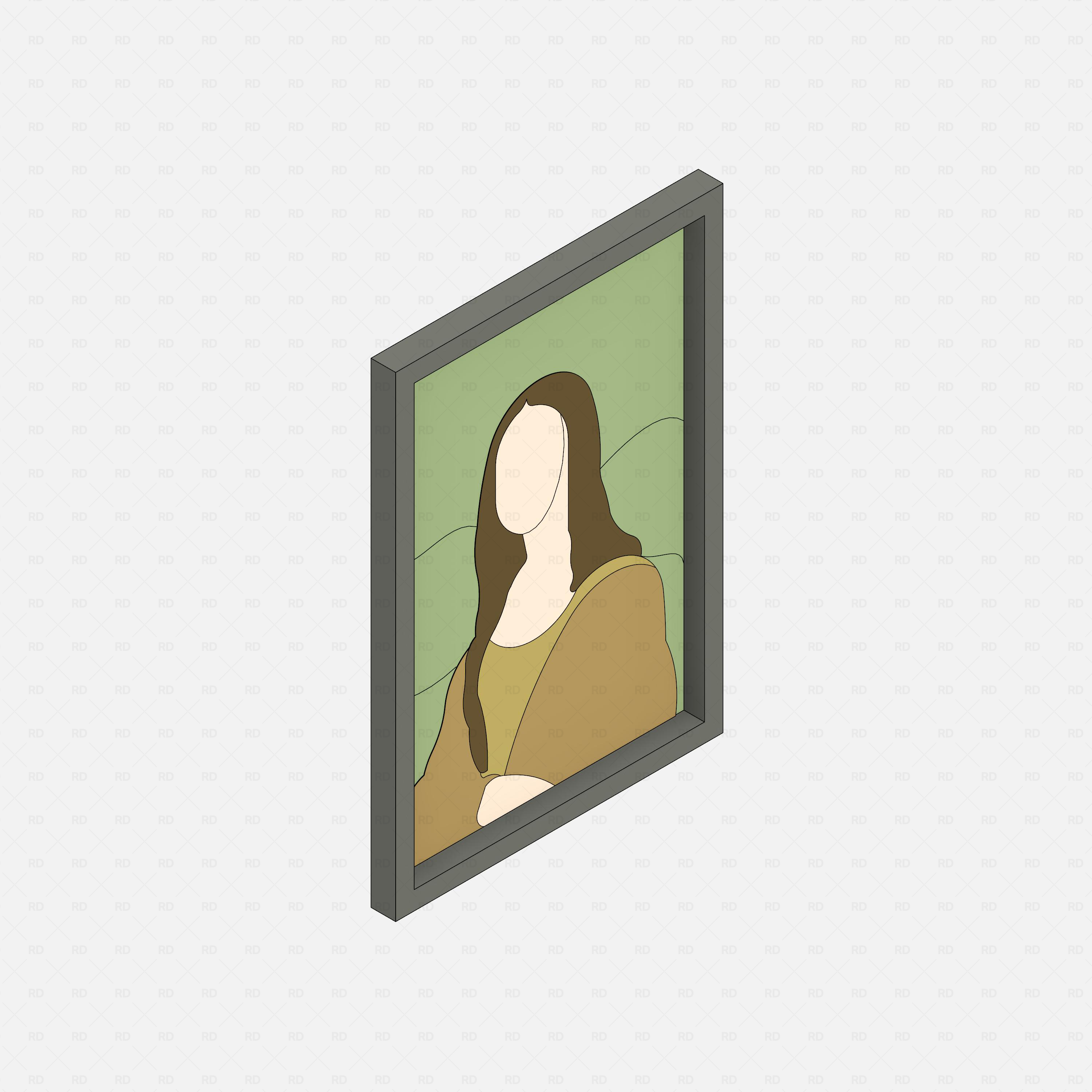 Revit Mona Lisa Painting Family