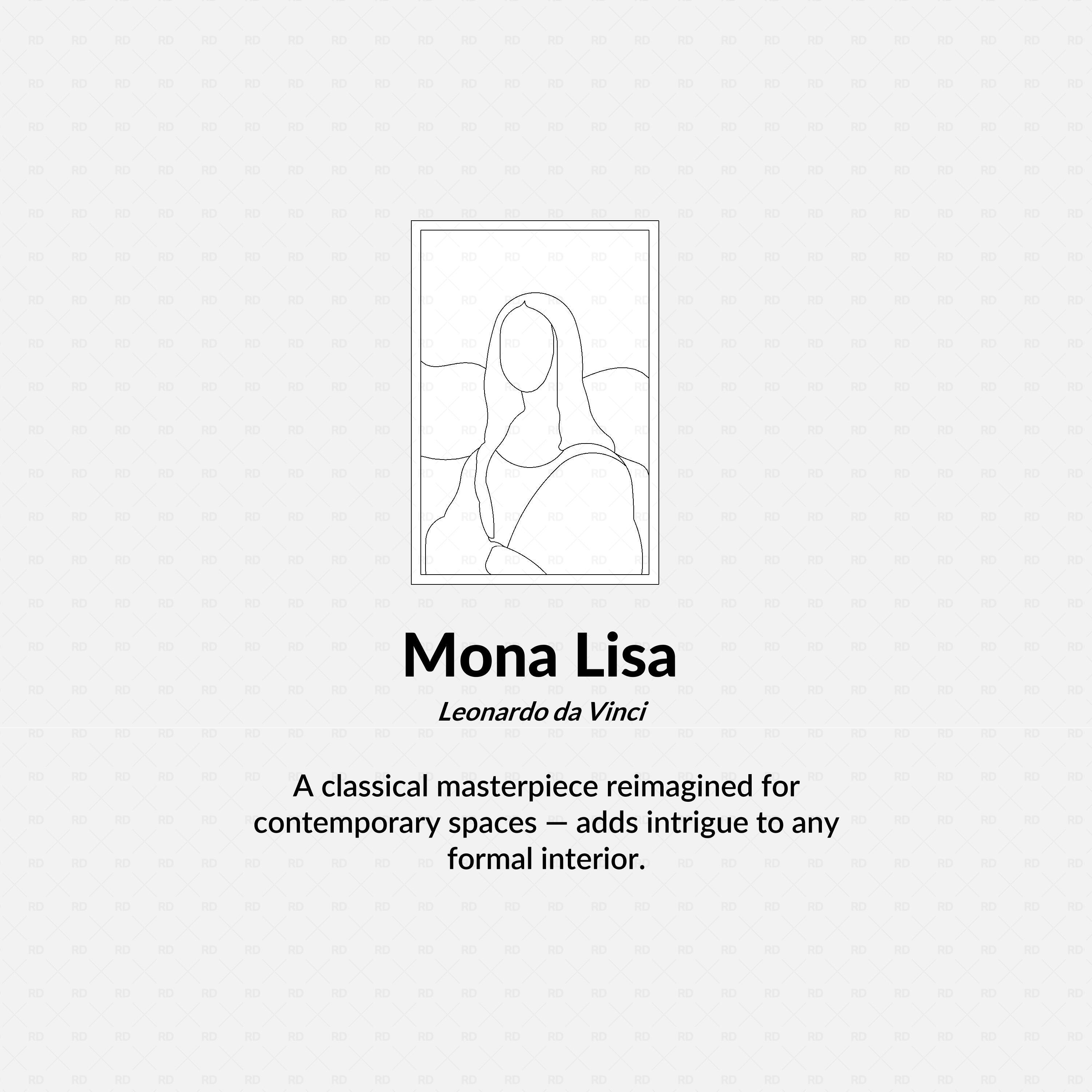 Revit Mona Lisa Painting Family