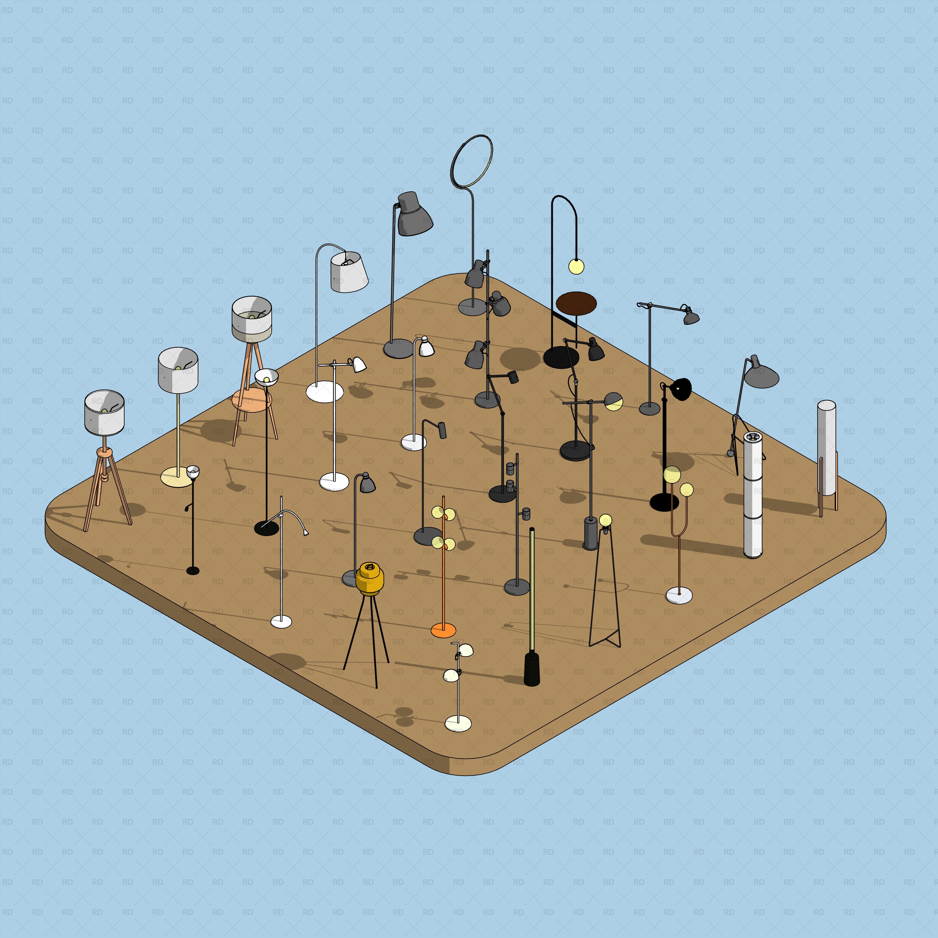 parametric lights revit