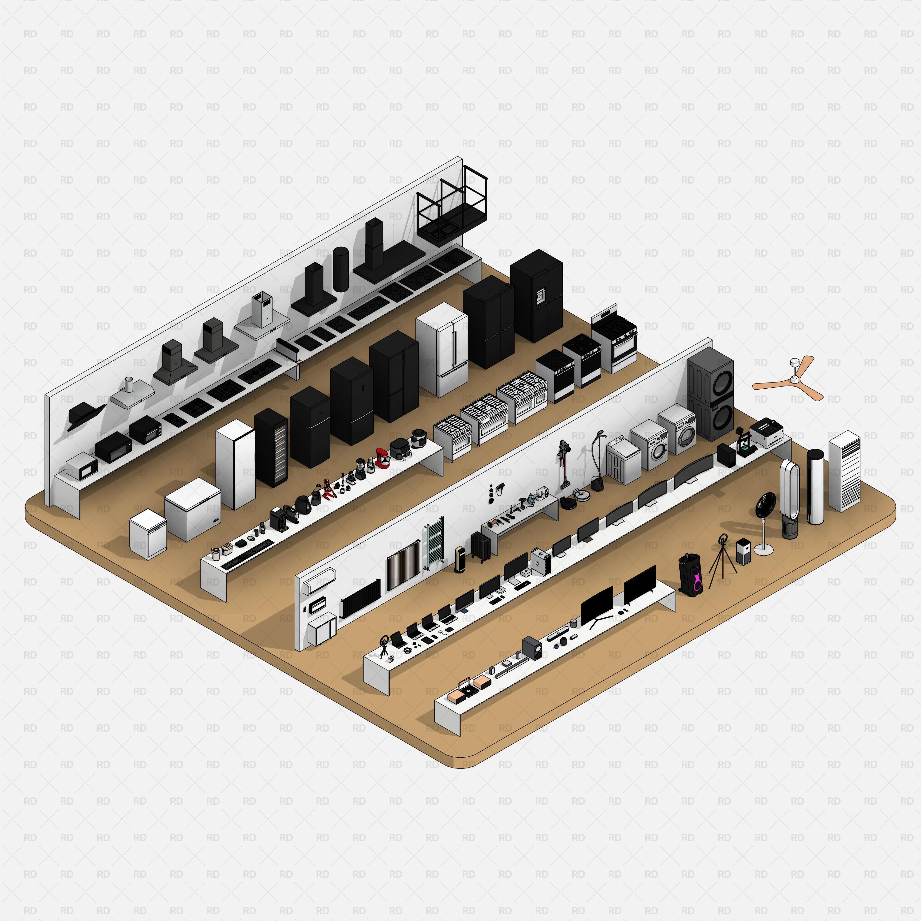 download revit appliances