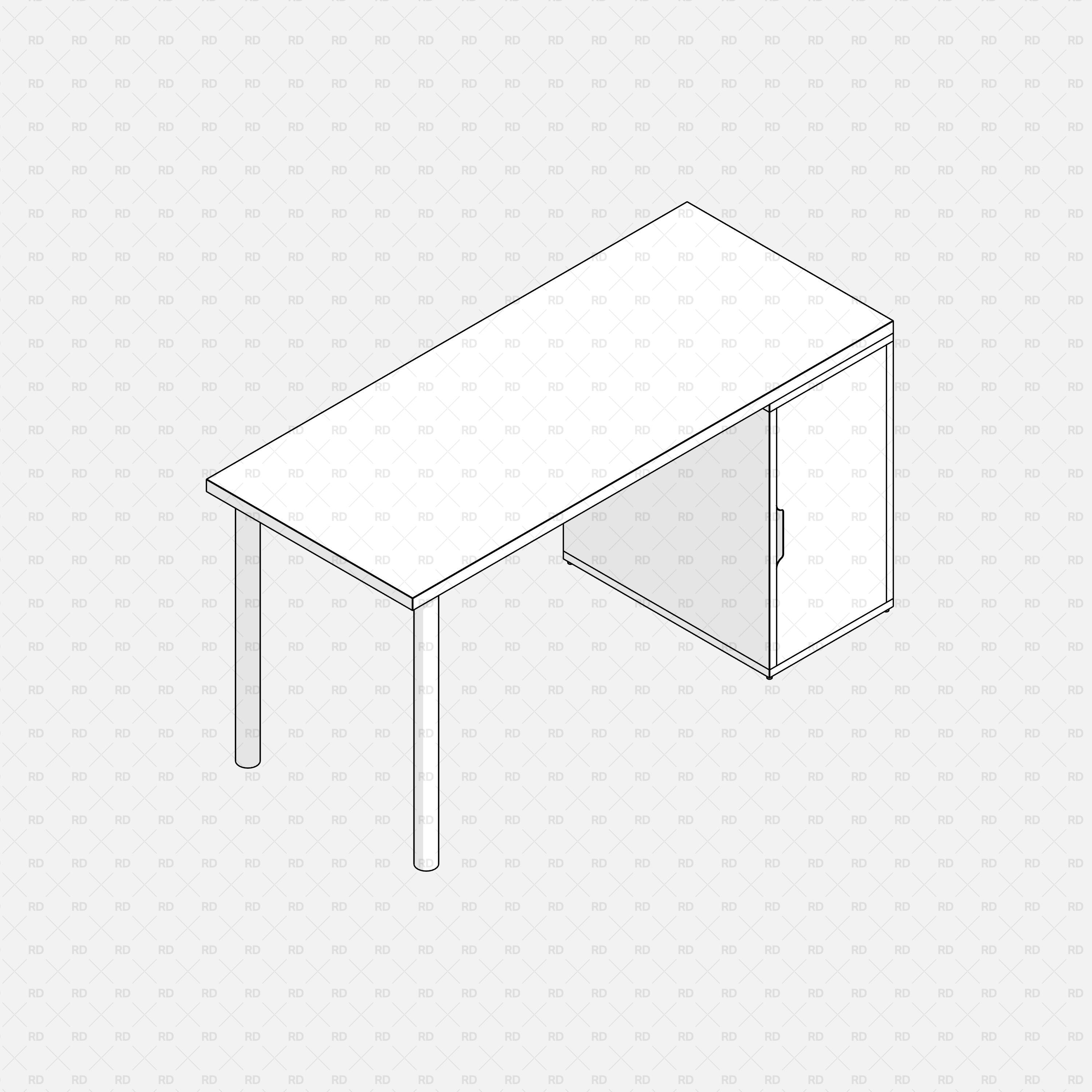 free revit ikea family desk BIM