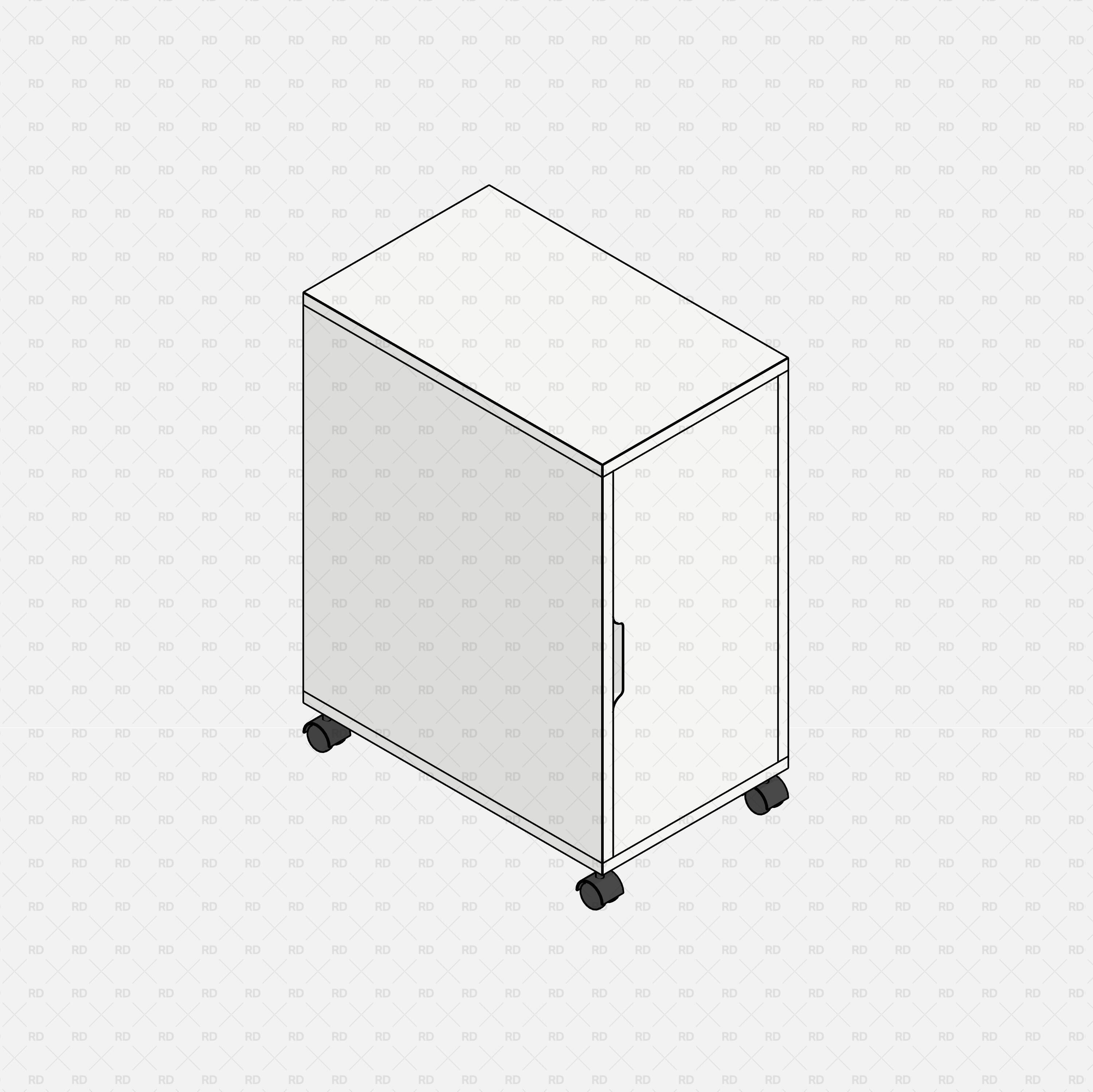 free revit ikea alex family storage unit 01