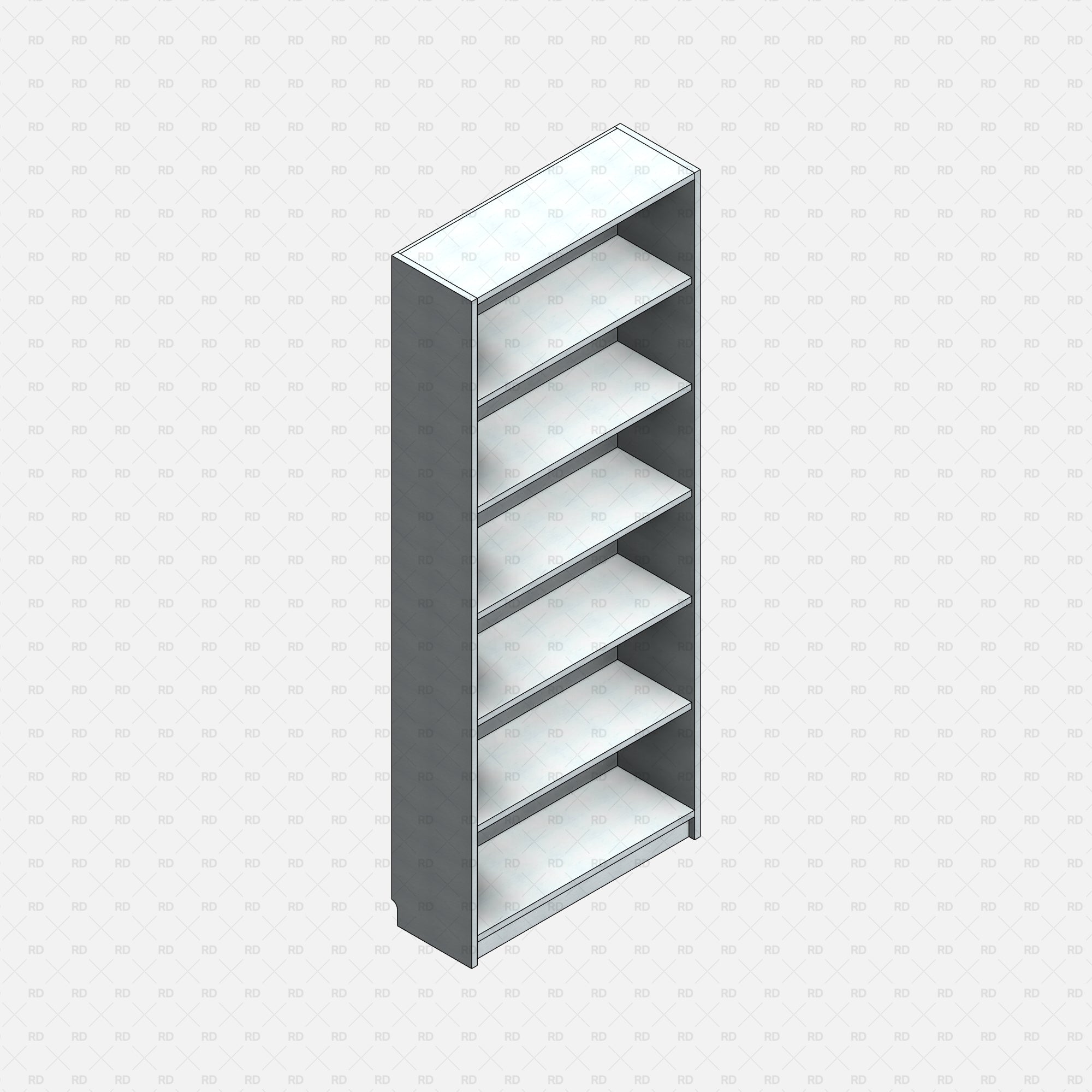BILLY Bookcase revit family free download 3d bim object
