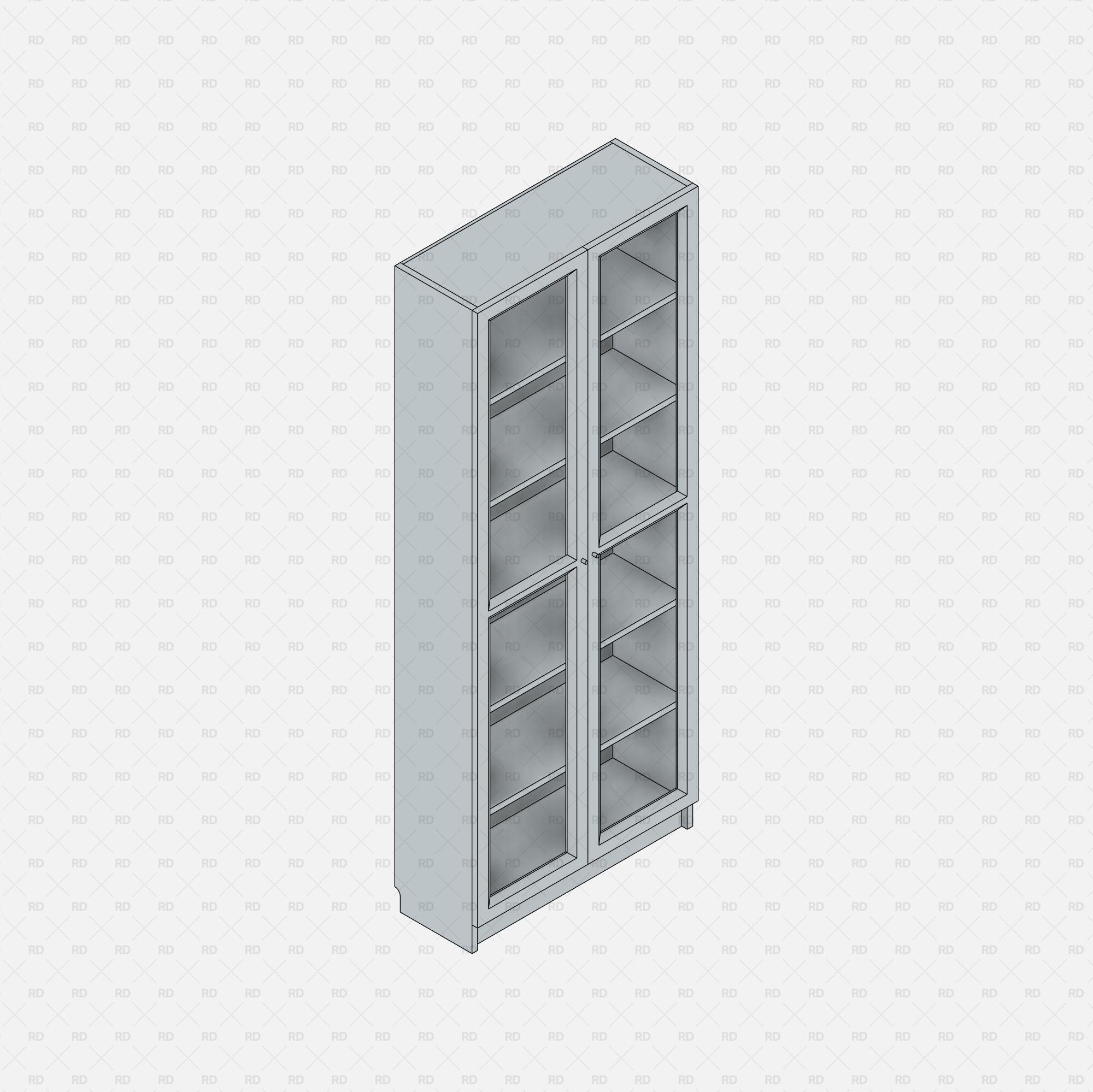 free download revit IKEA BILLY OXBERG Bookcase