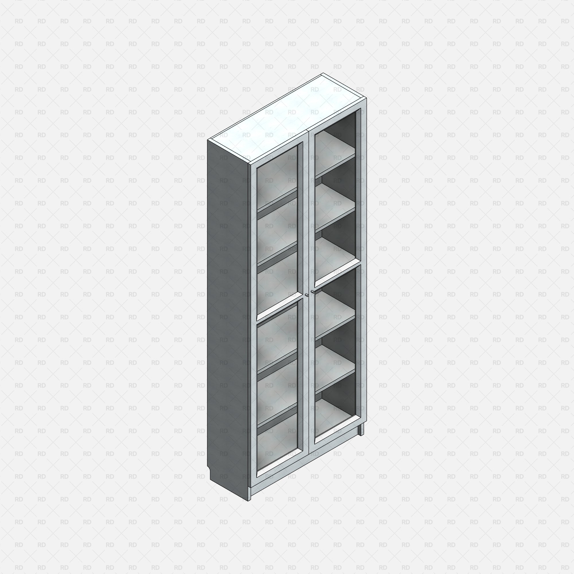 free download revit IKEA BILLY OXBERG Bookcase