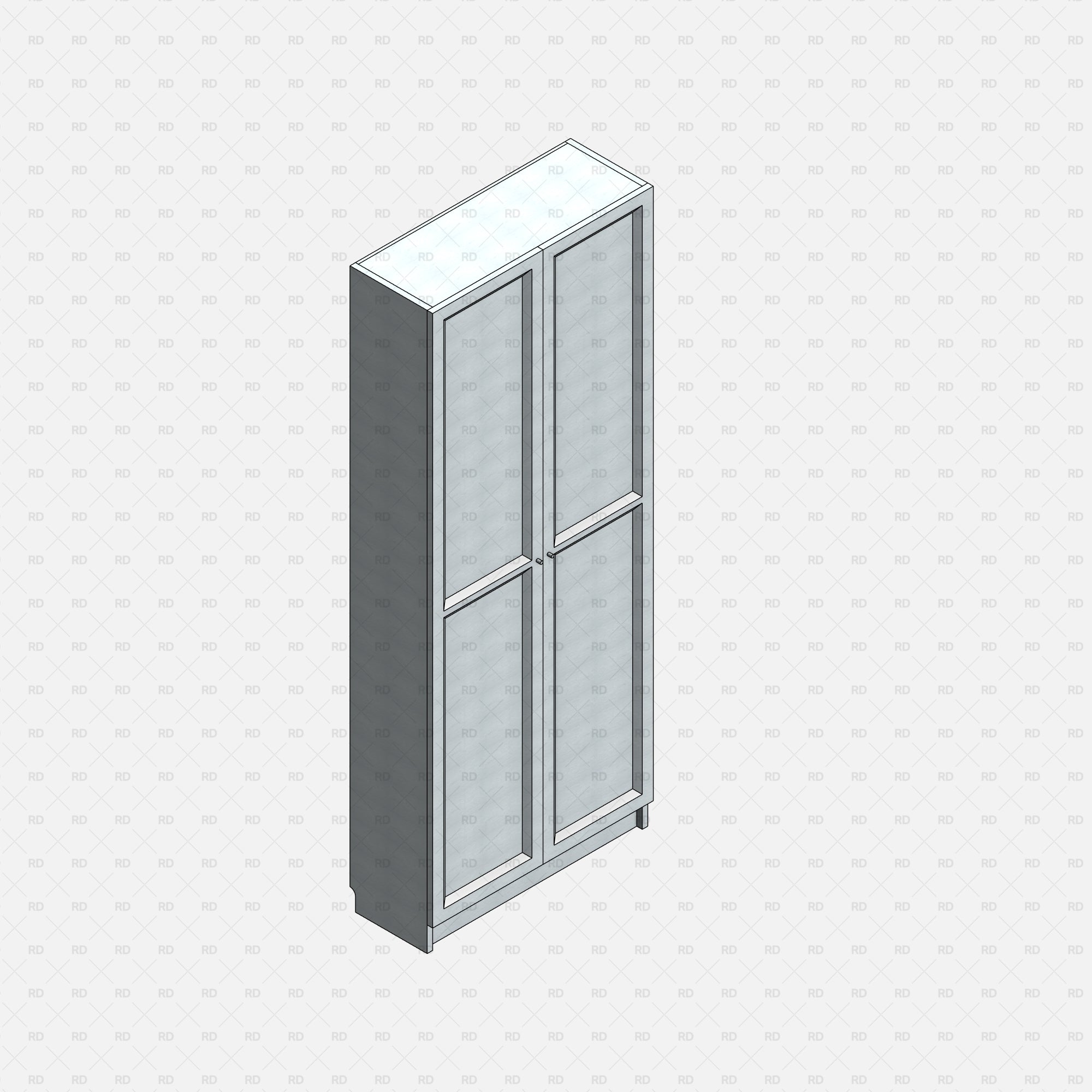free download revit ikea billy oxberg bookcase with door