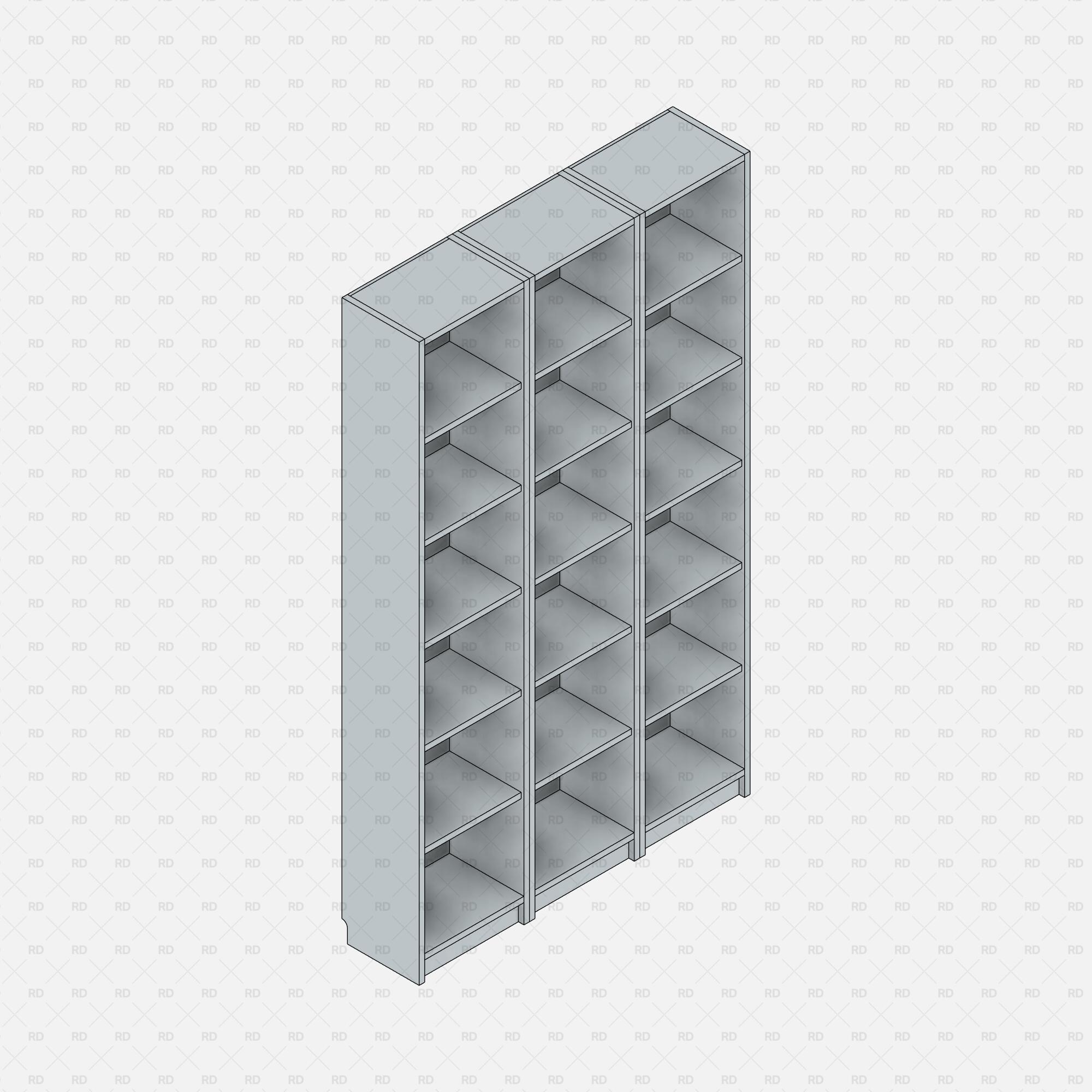 free download revit ikea billy bookcase comb