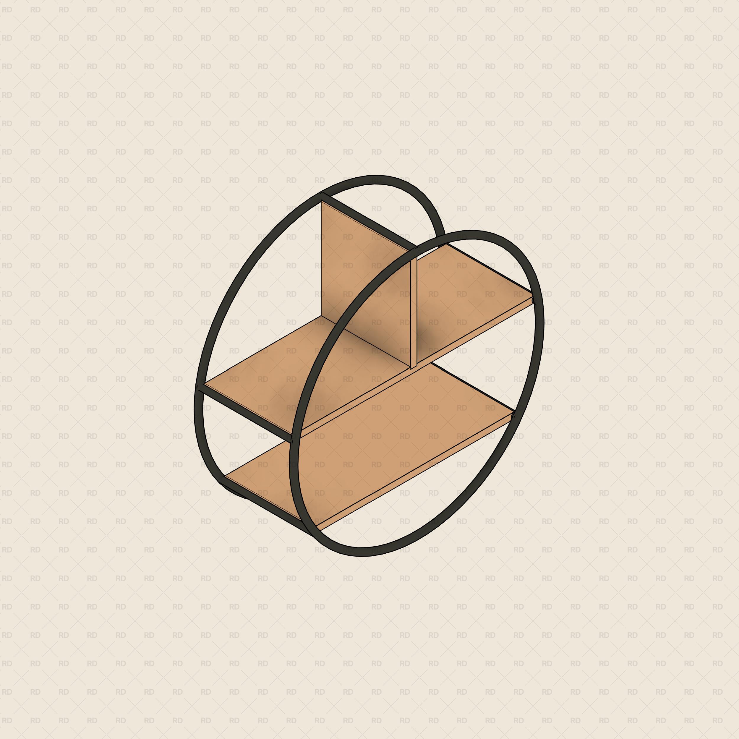 IKEA HEDKAS Display Shelf Revit