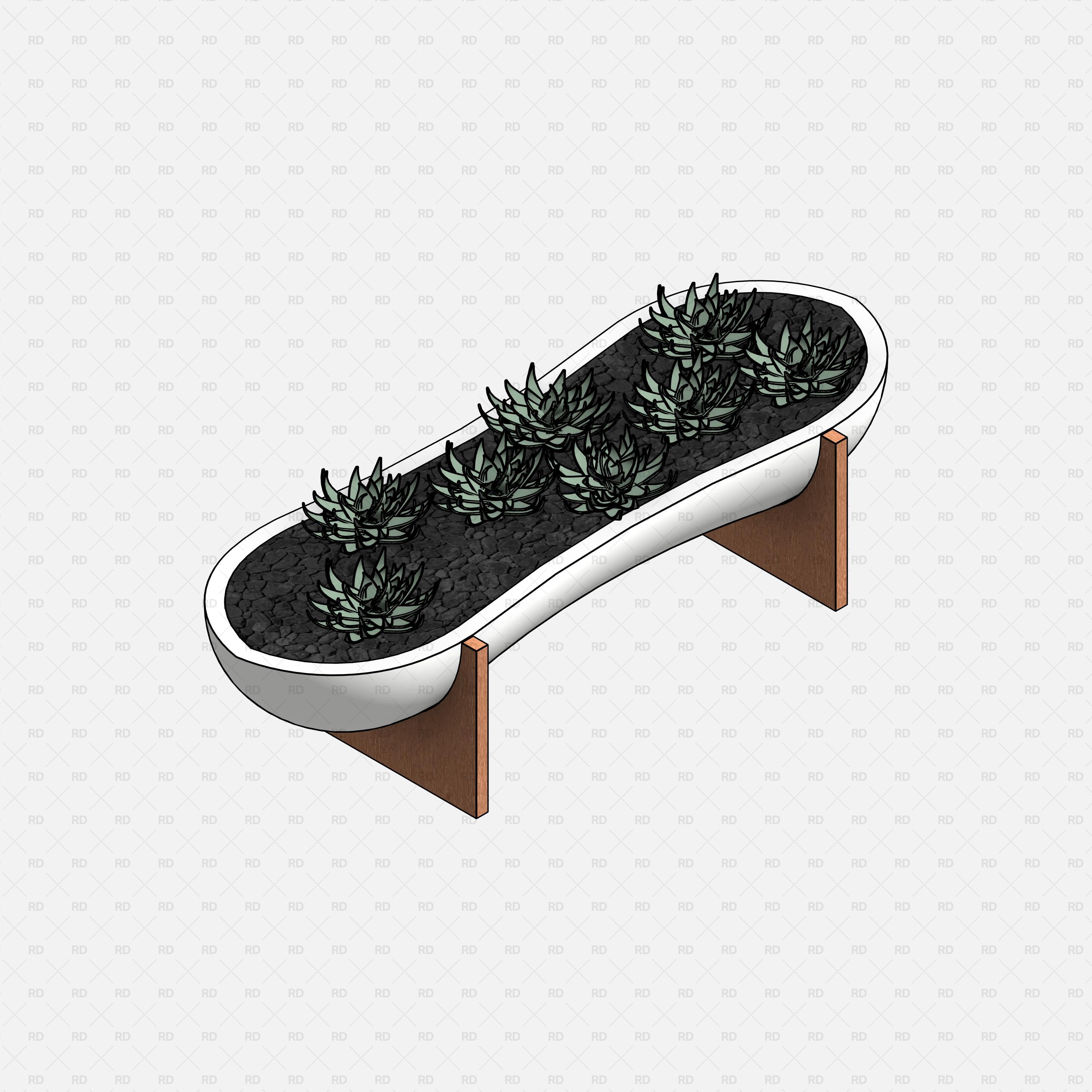 revit Succulent plants