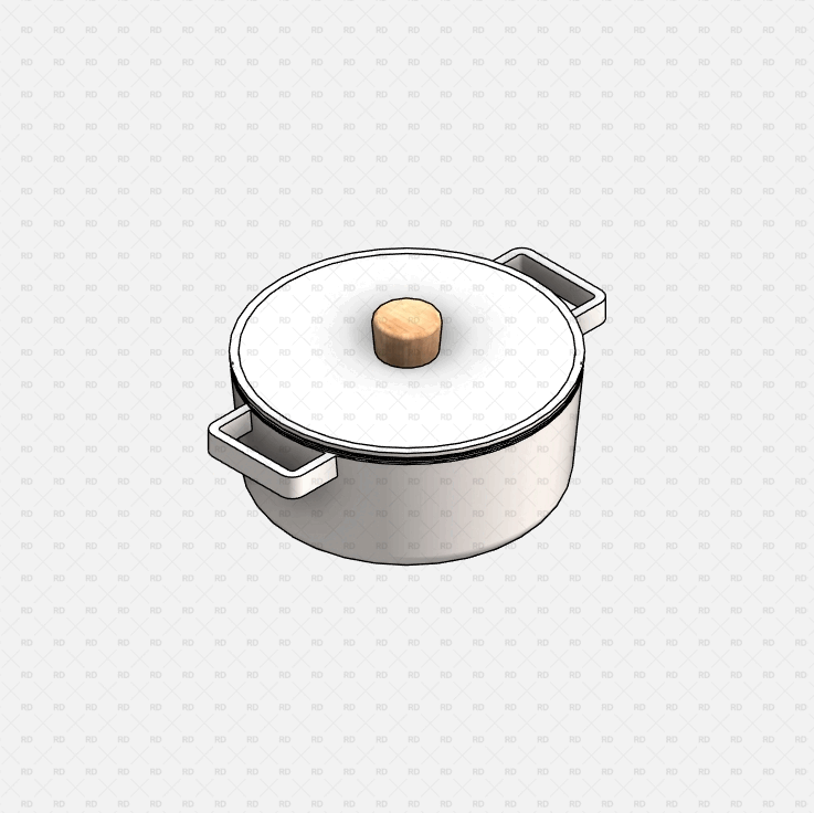 Free Revit Cookware Pot Family download