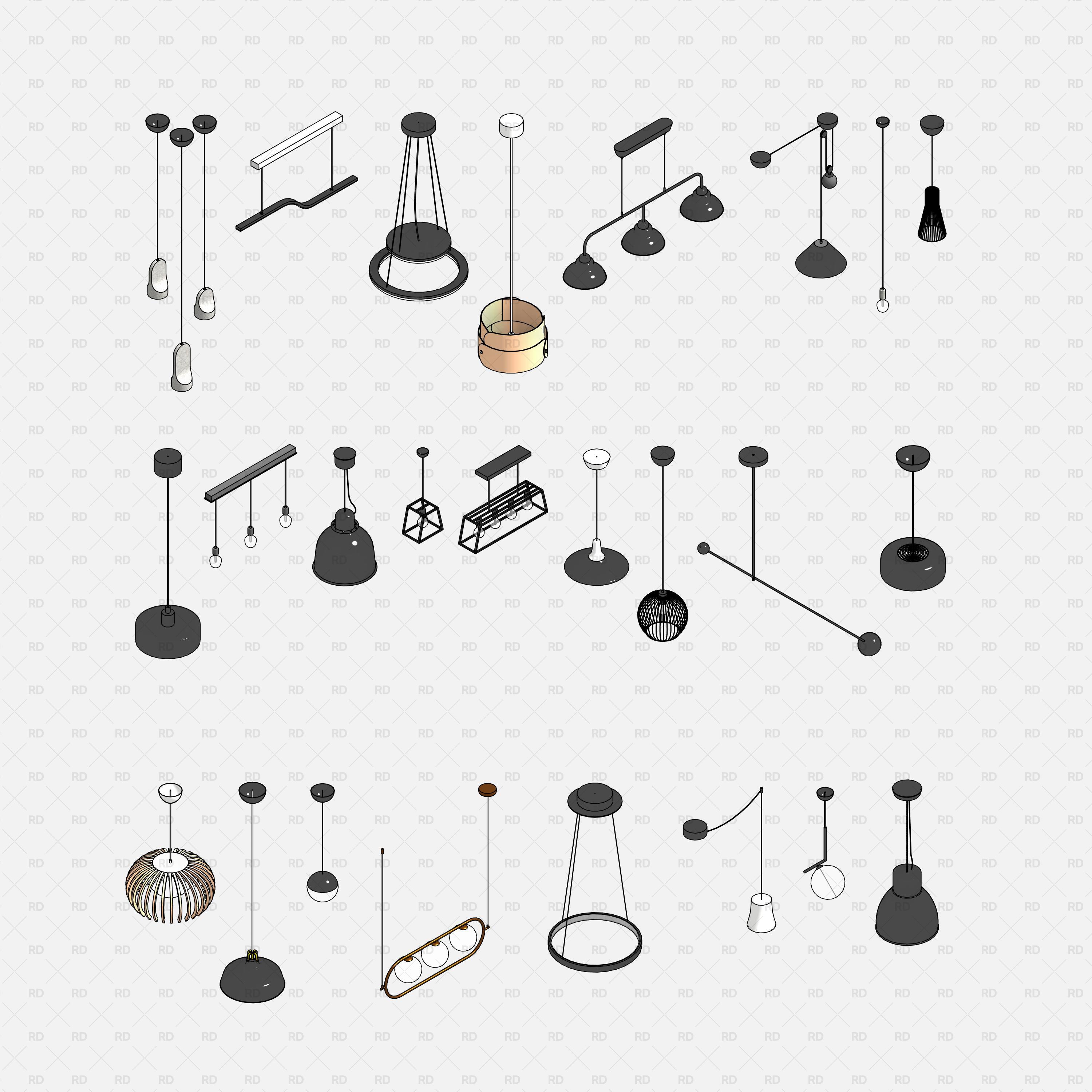 revit ceiling lamp family