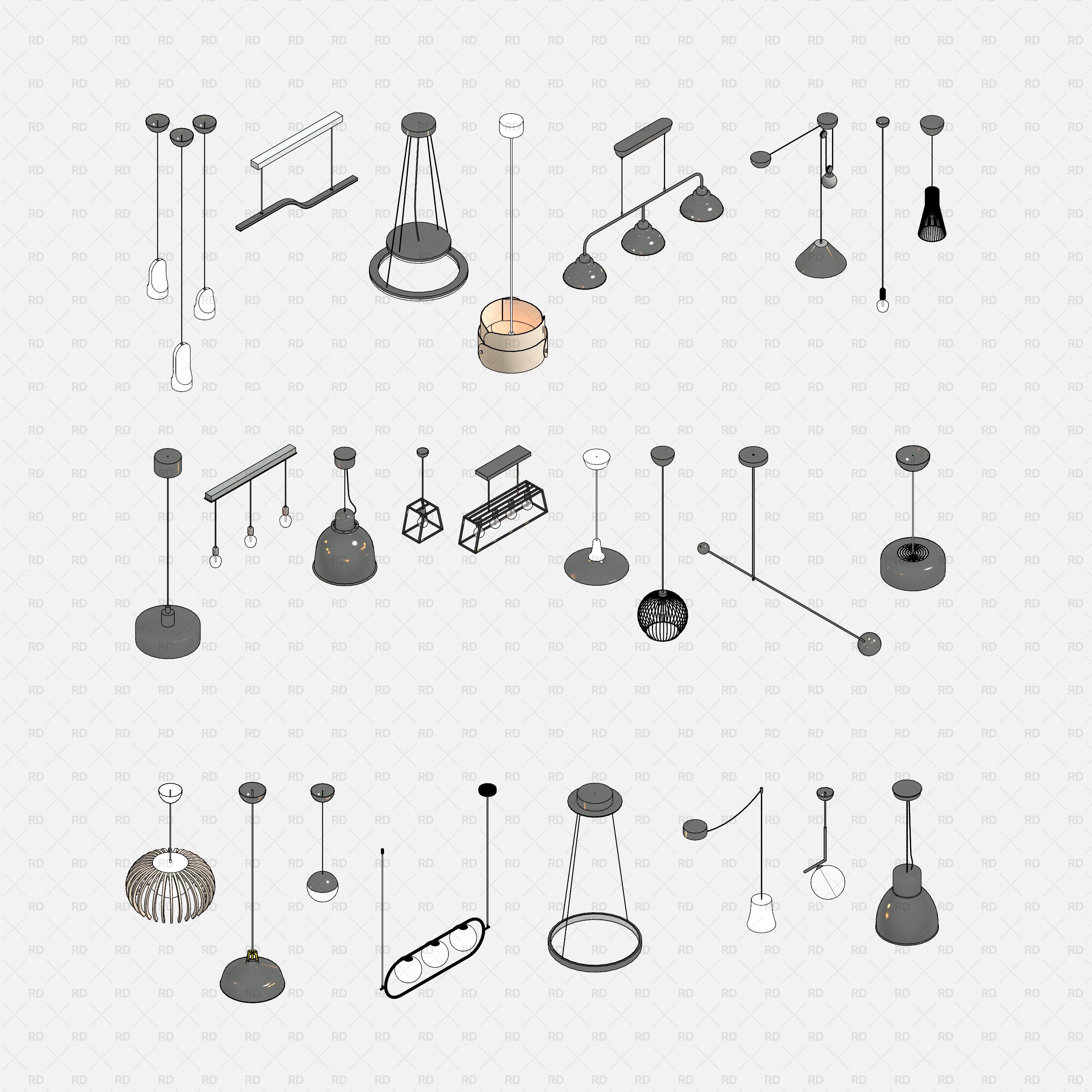 download revit lighting fixtures