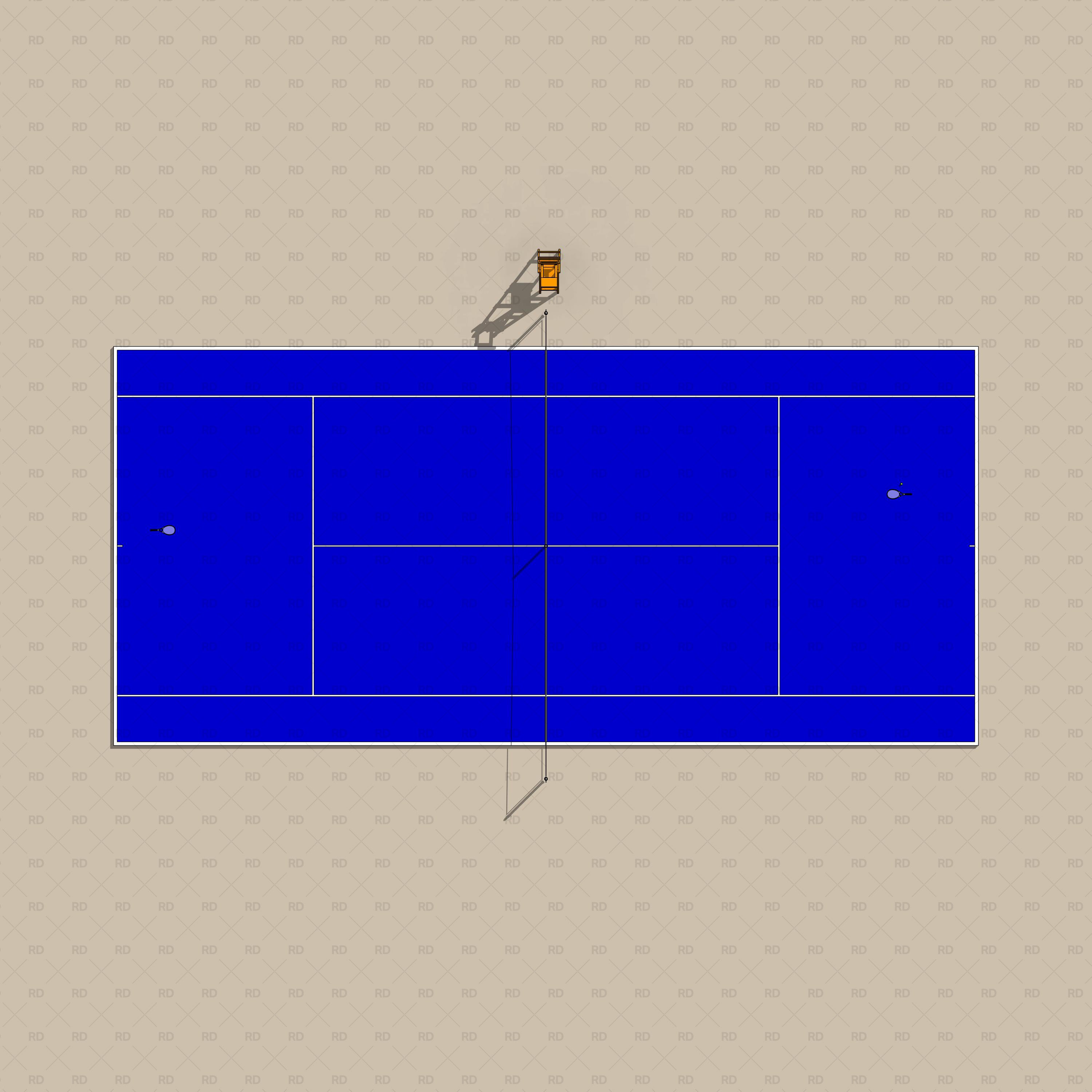 revit tennis field