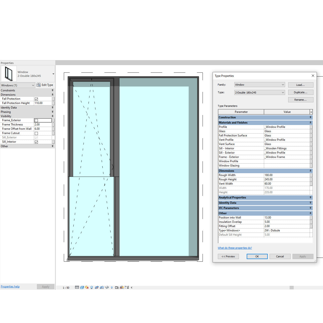 revit window family