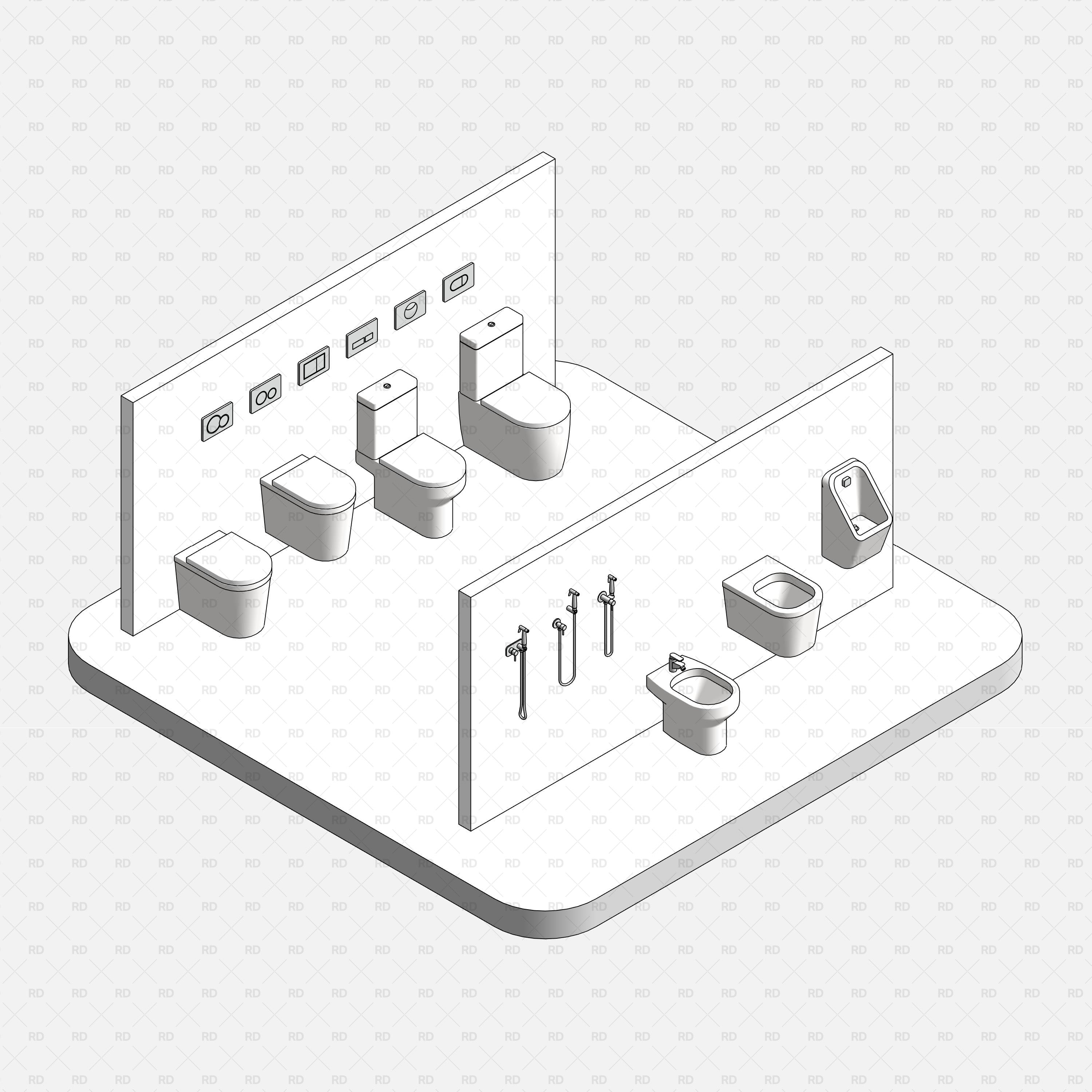 revit download toilet