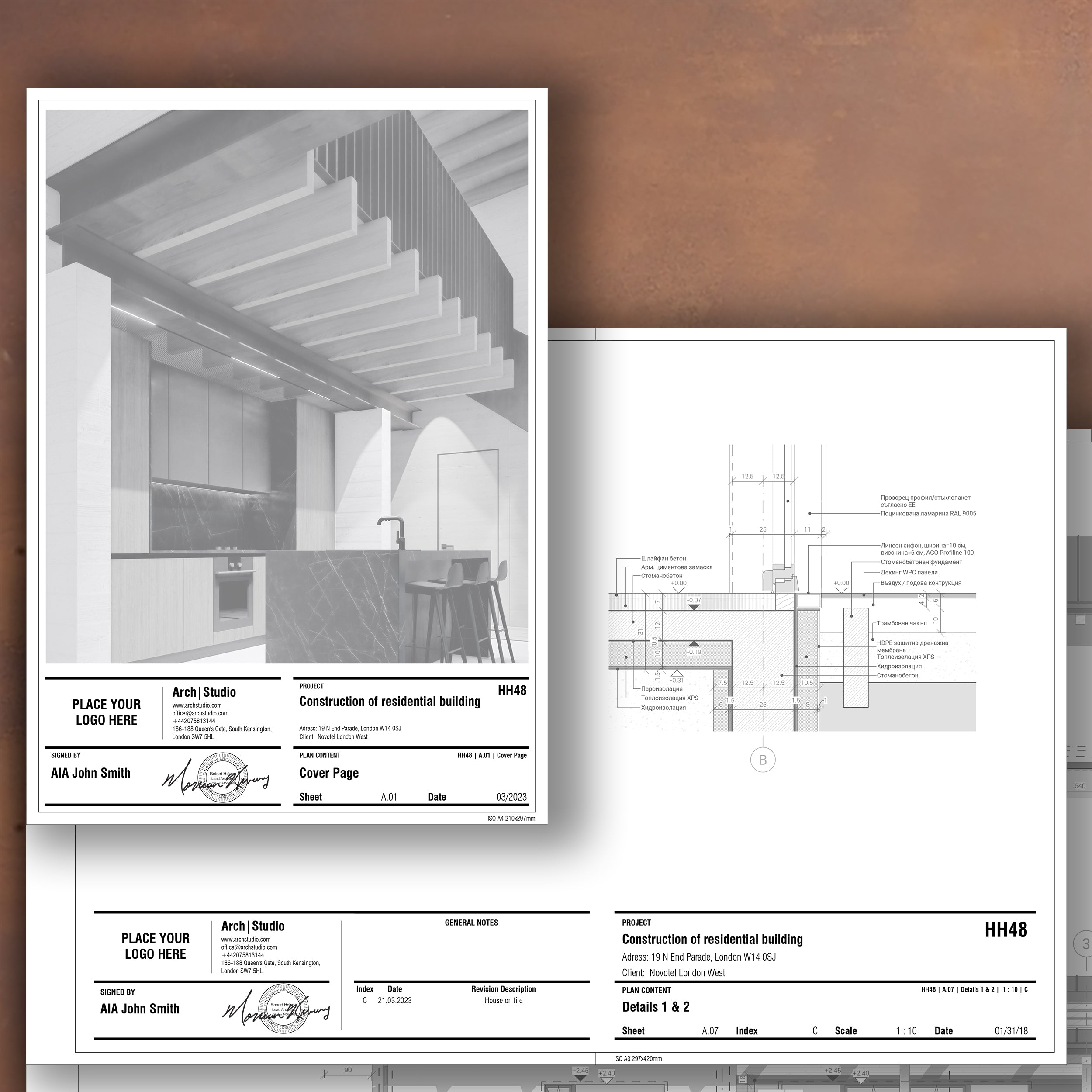 revit title blocks family