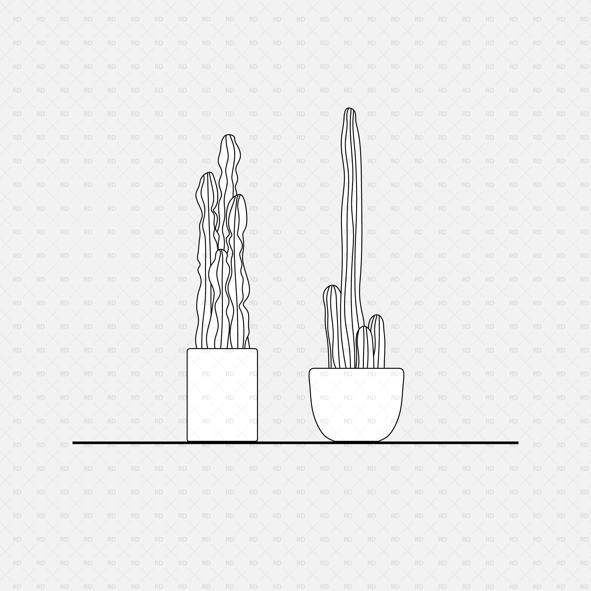 revit 2d plants
