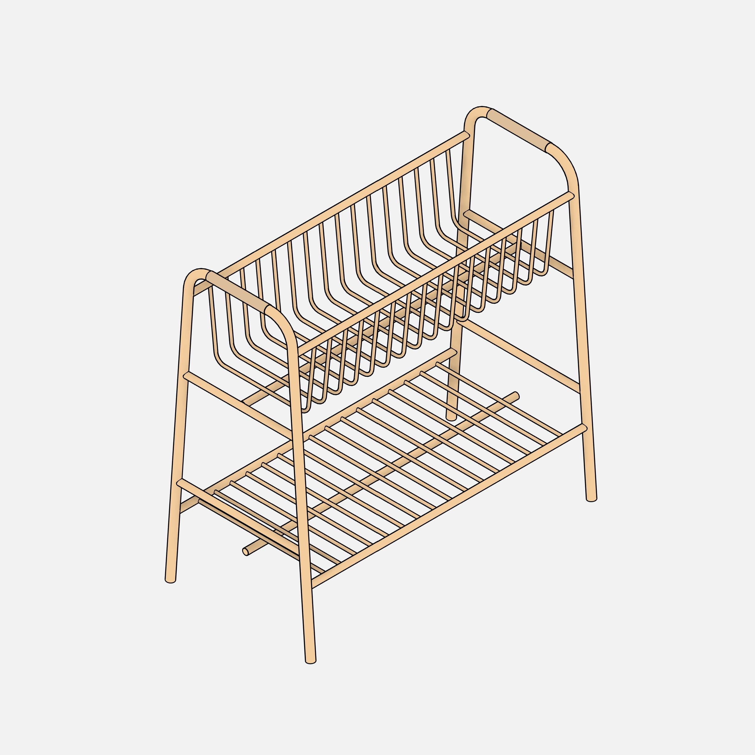 IKEA BUSKBO Plant Stand  revit