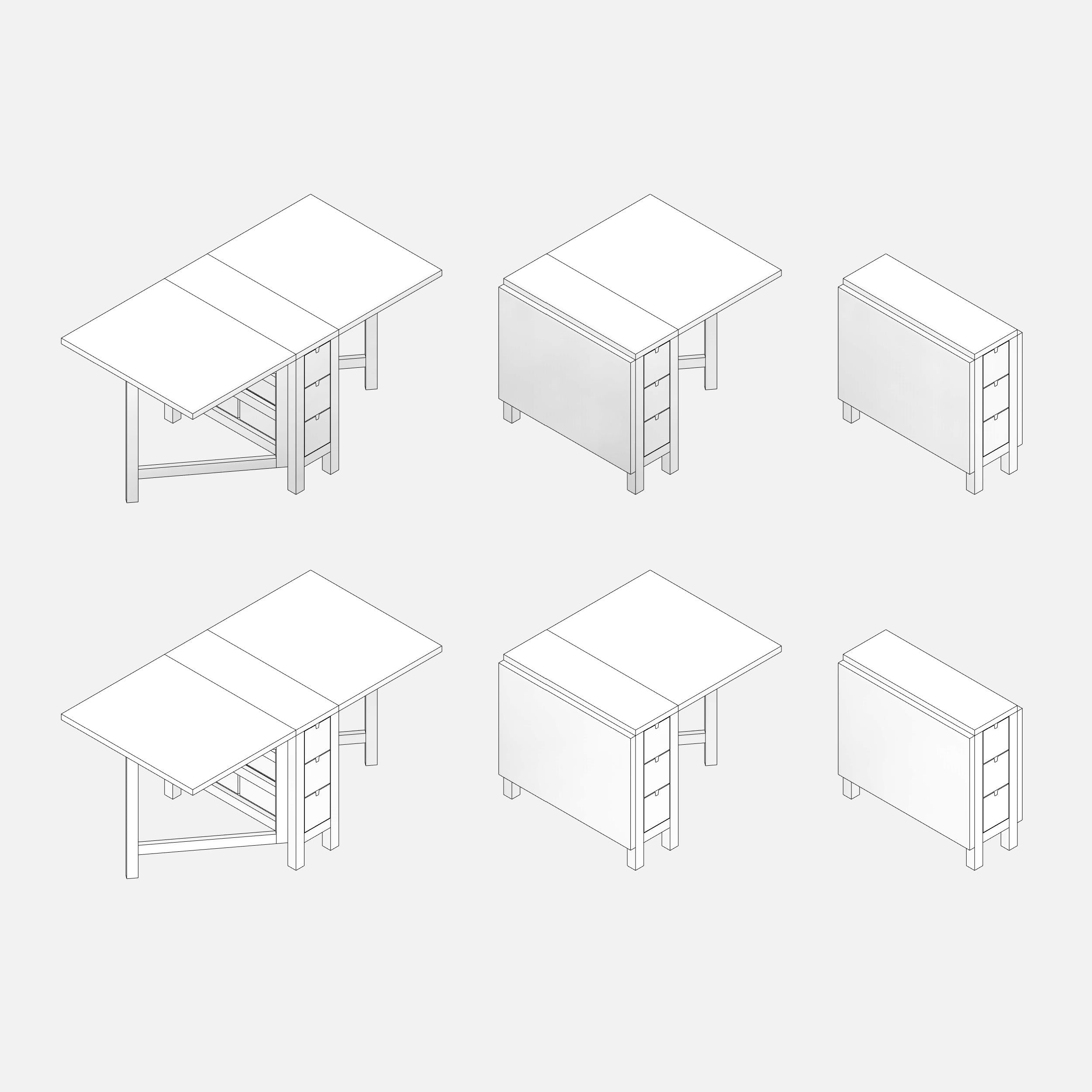 IKEA NORDEN table revit free download