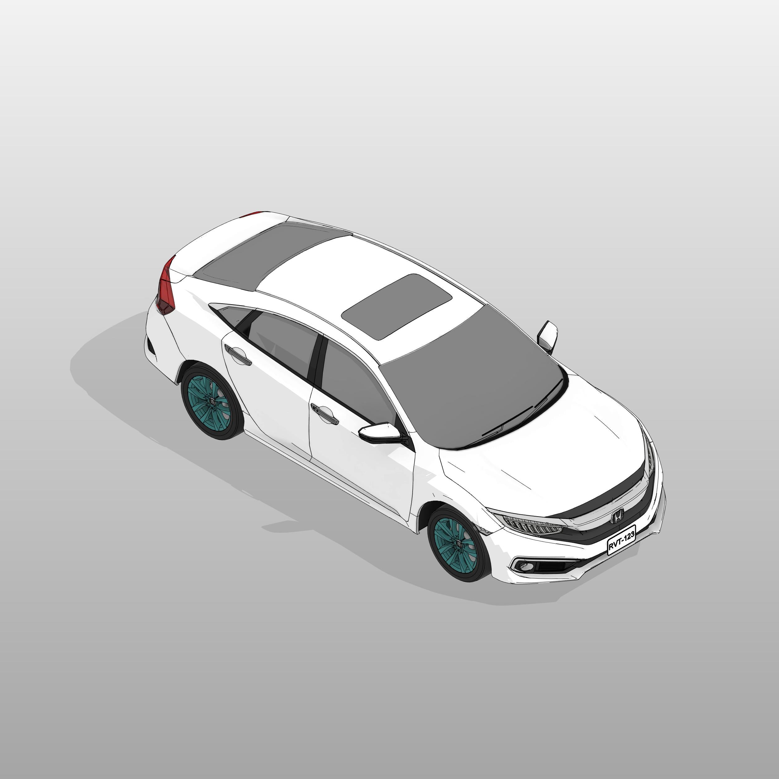 Honda Civic revit