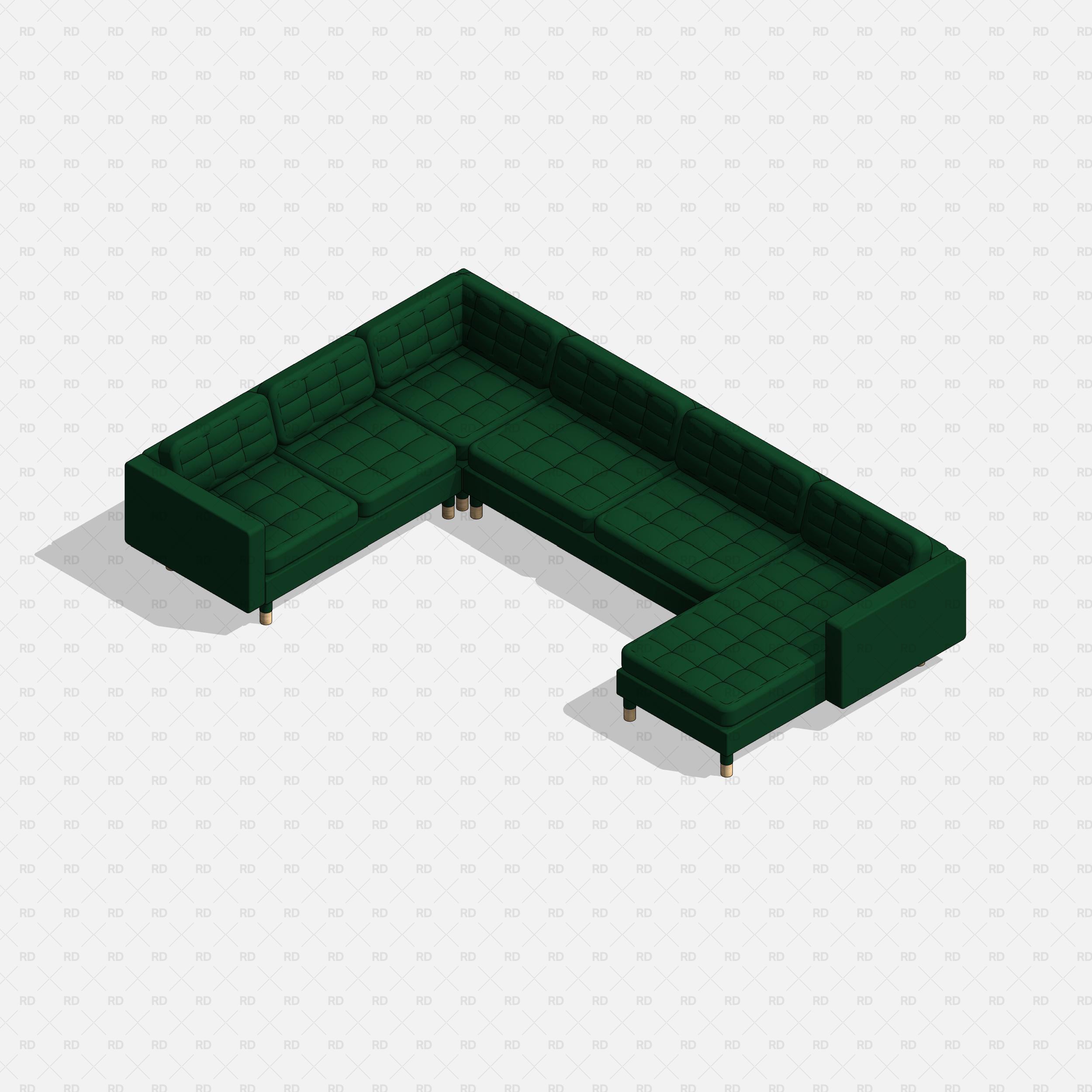 LANDSKRONA sofa revit