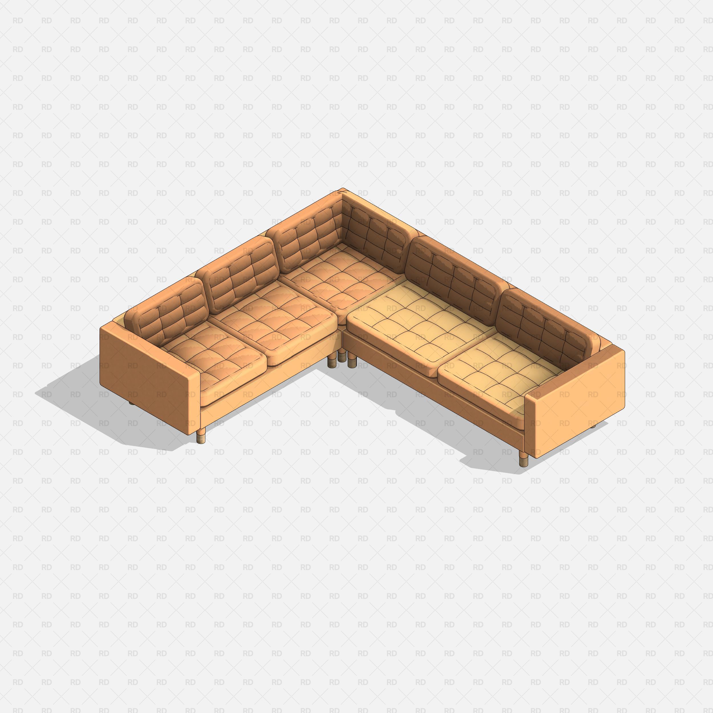 modular sofa revit