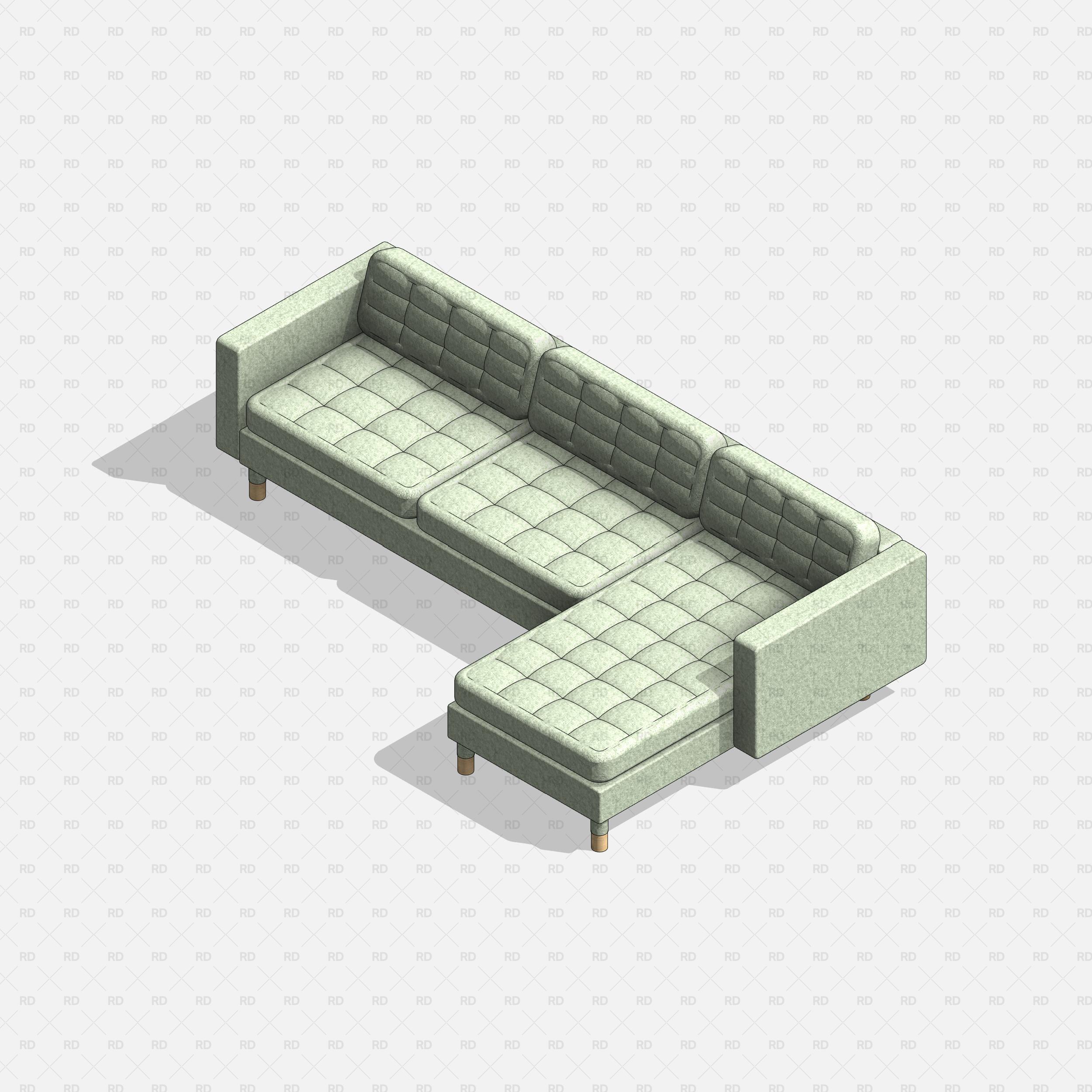 download ikea sofa revit