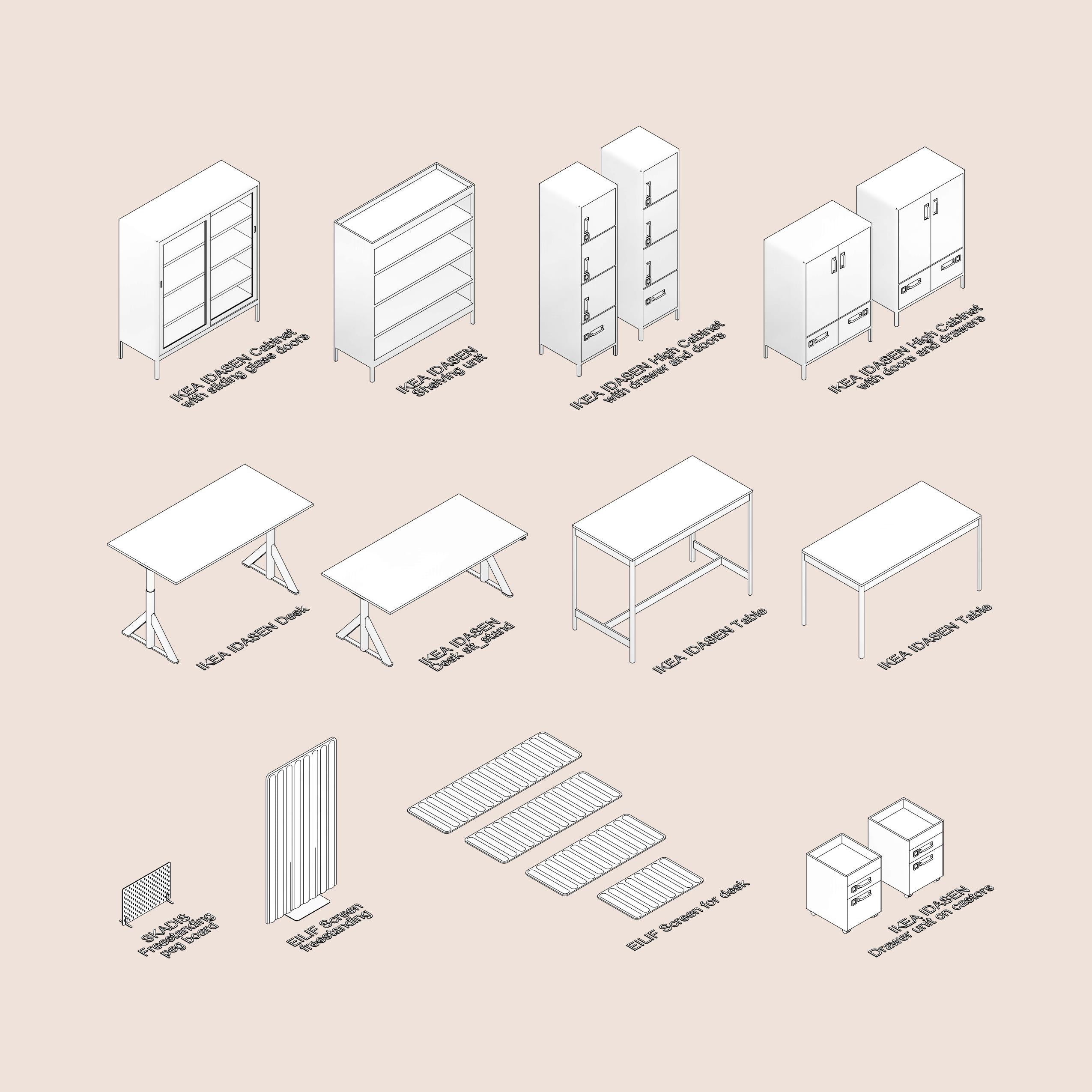 revit office furniture download