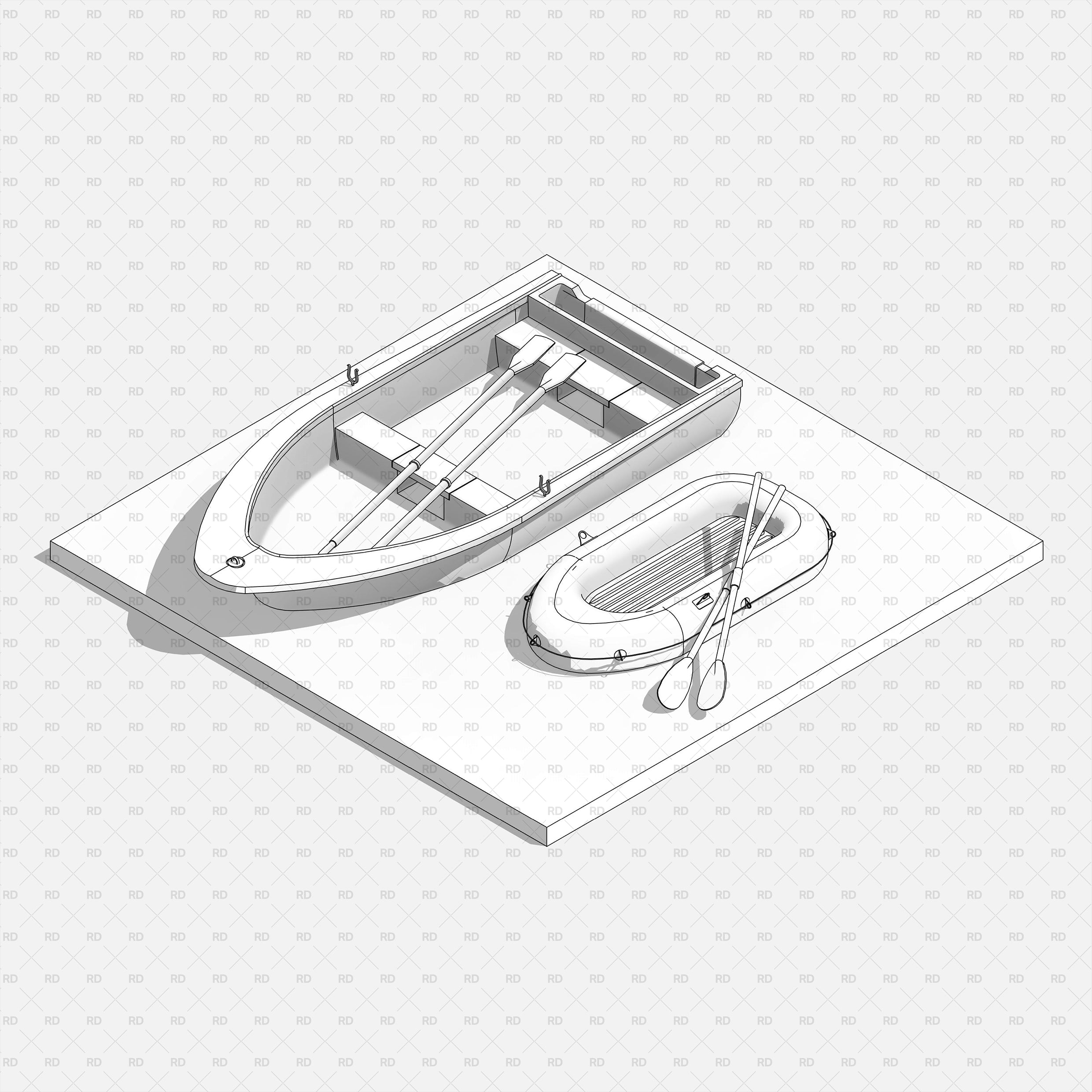 revit boat Inflatable