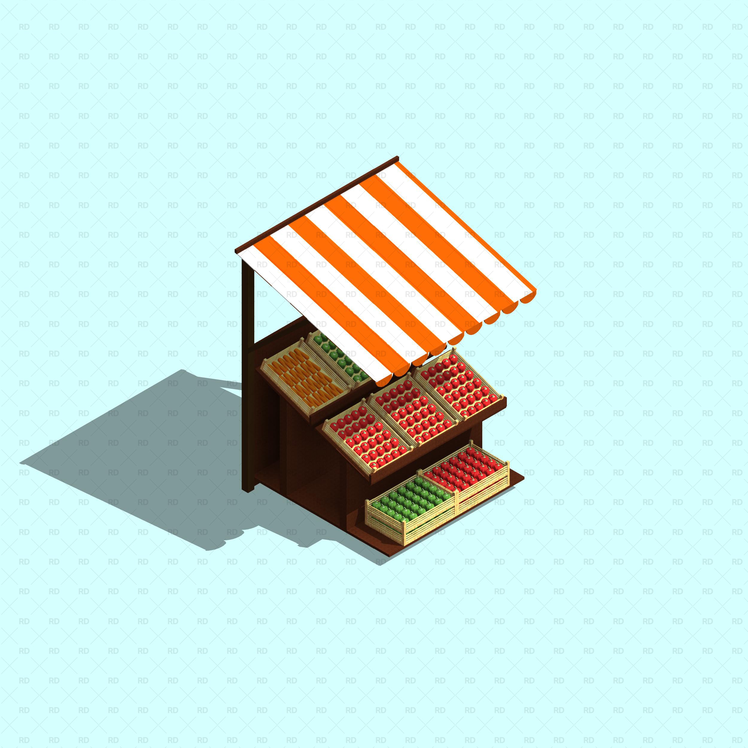 Download Revit Market Stalls