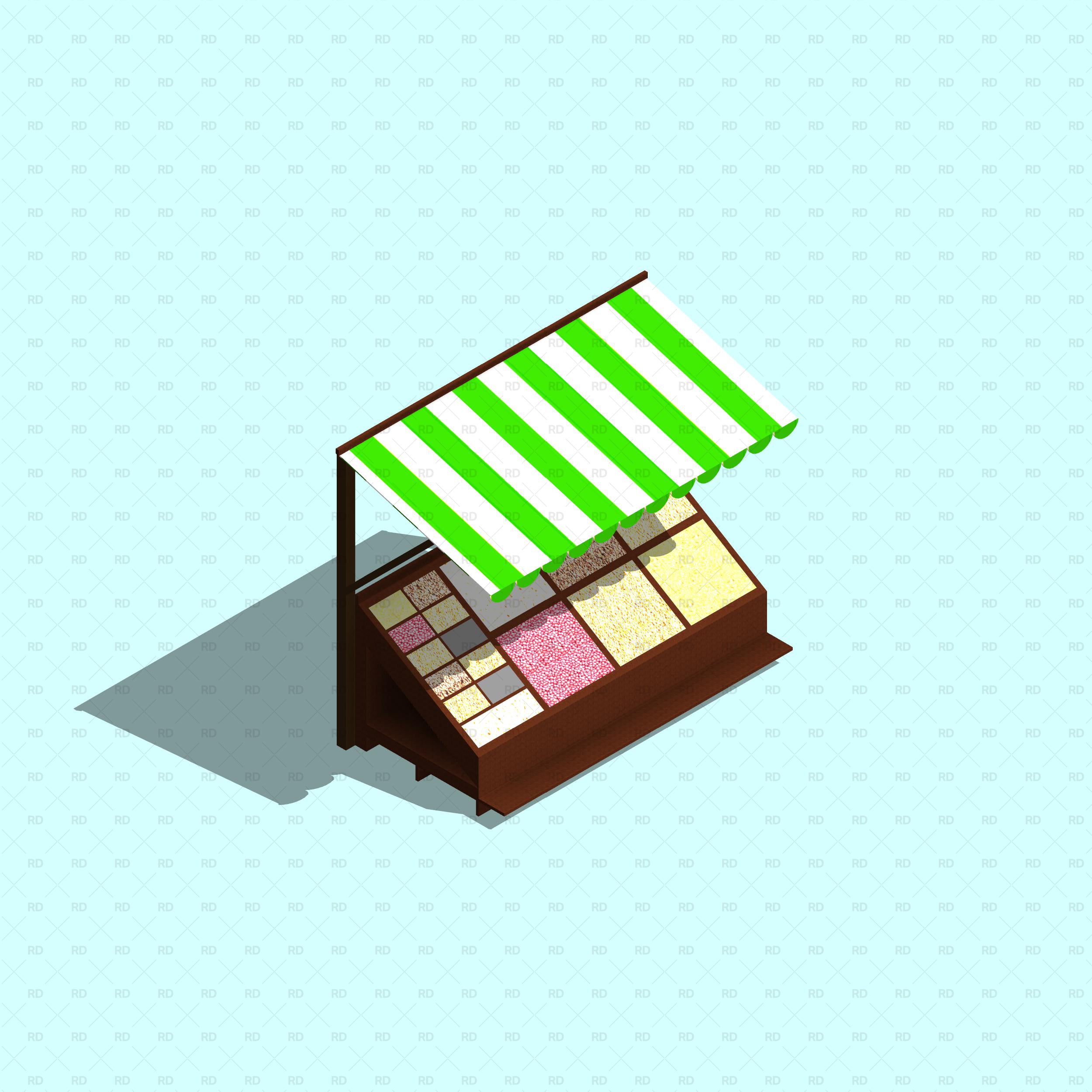 Download Revit Market Stalls