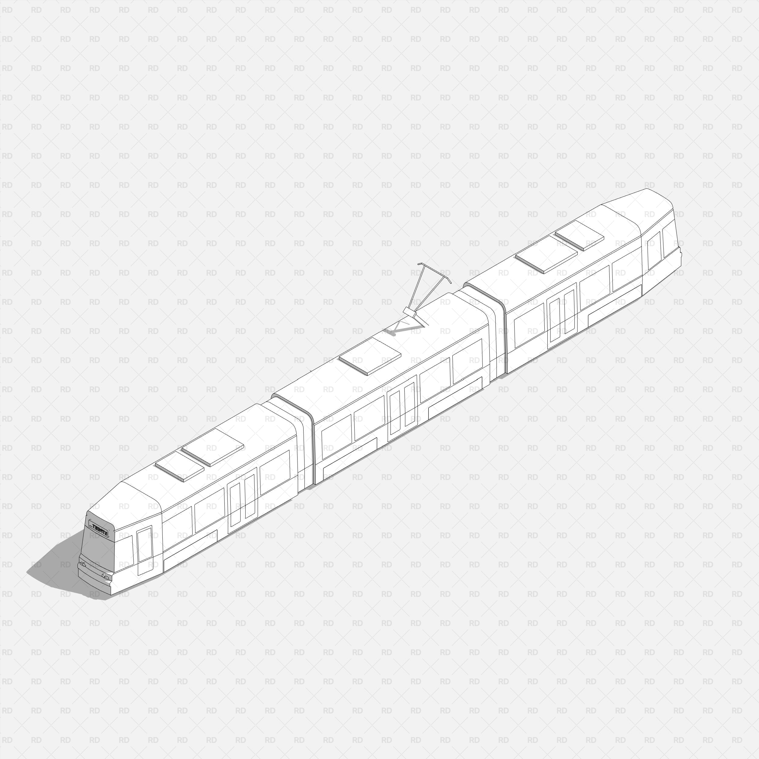 Revit Parametric City Tram